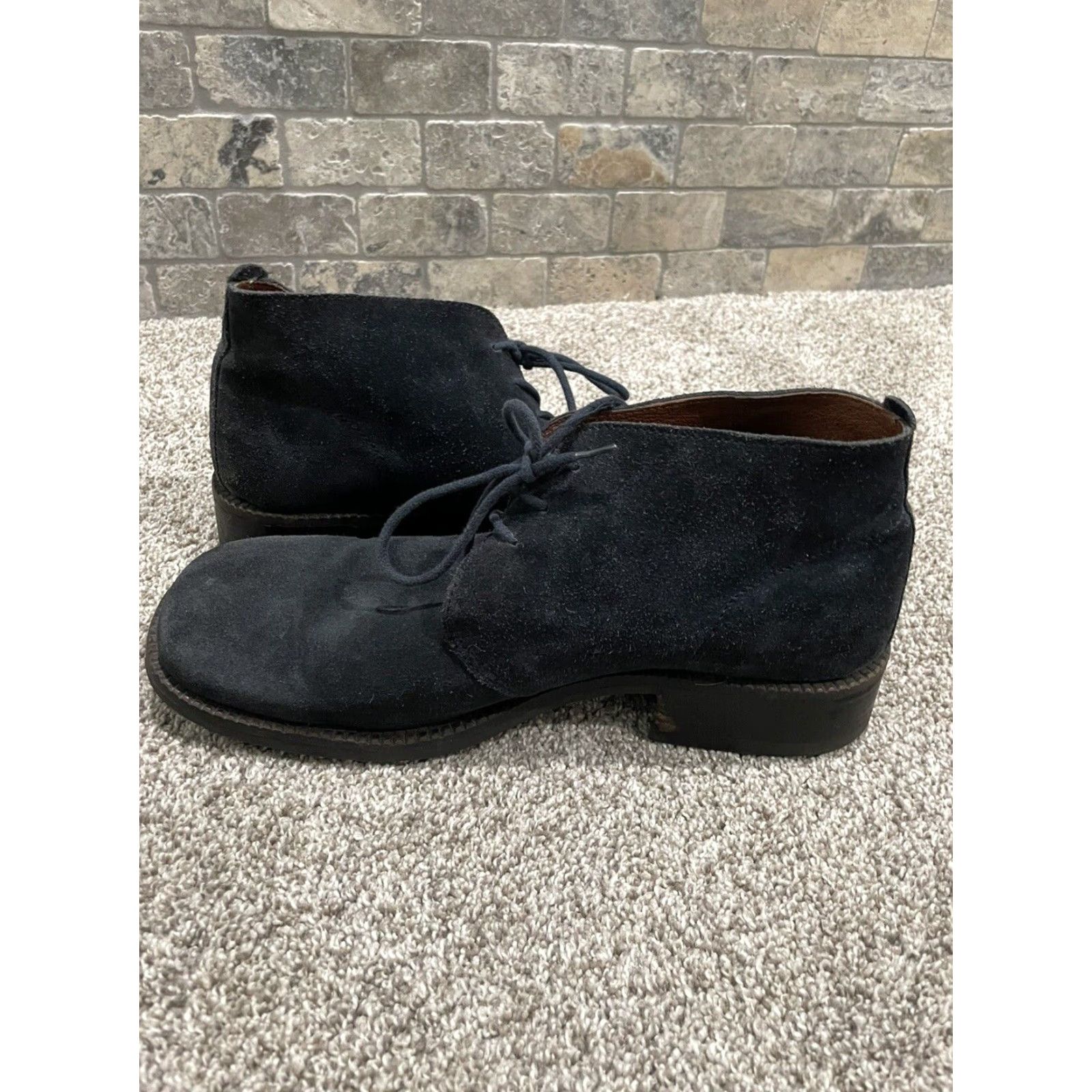 Vintage VINTAGE Jones BootMakers 1857 Deacon Suede Chukka Boots Mens Size 12 Black 5940-018-11 Men’s Boots Size US 12 / EU 45 - 6 Thumbnail