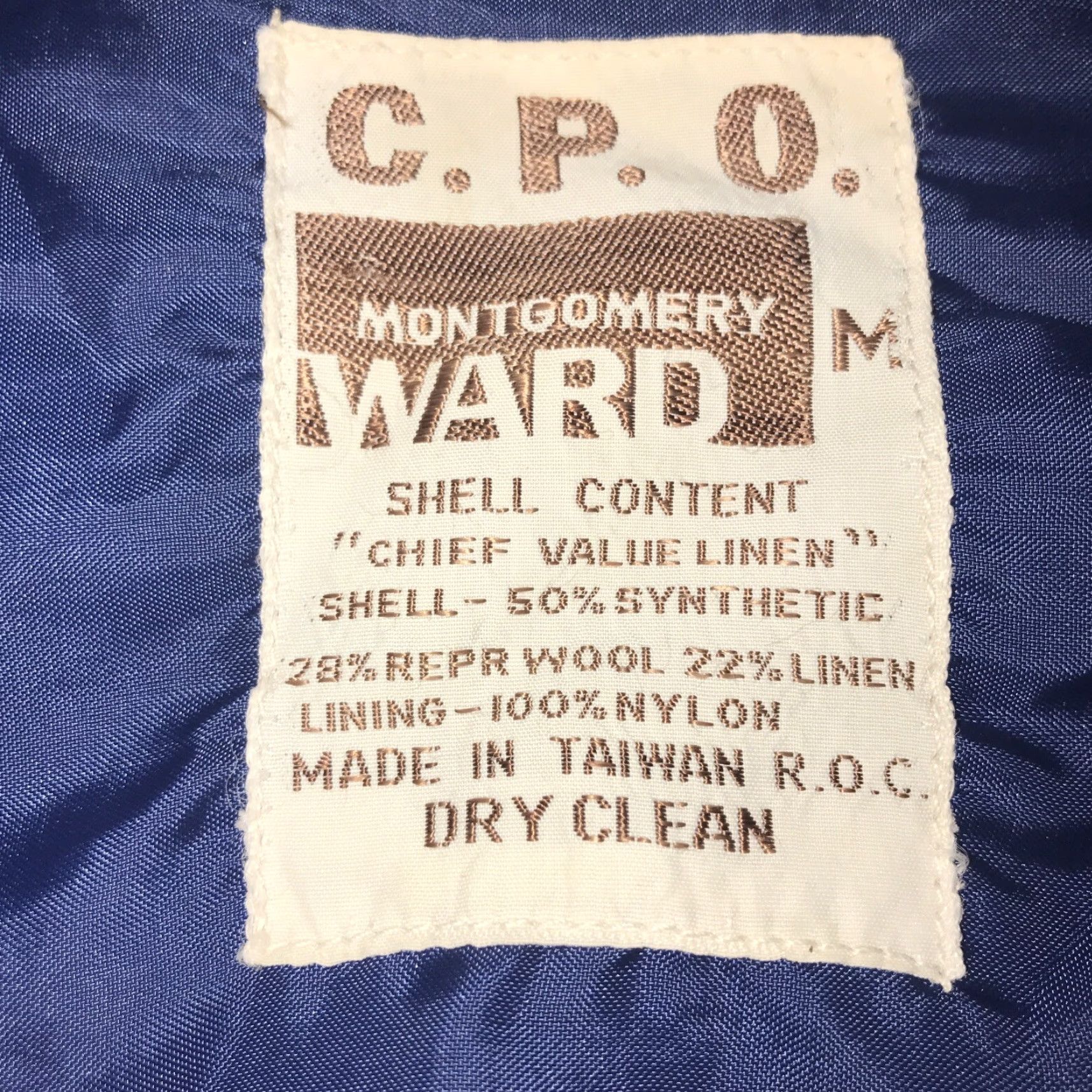Vintage VINTAGE Montgomery Ward CPO Shirt Jacket Wool Linen Plaid Wool Blend 1970s Medium Mens Red Blue Size US M / EU 48-50 / 2 - 2 Thumbnail