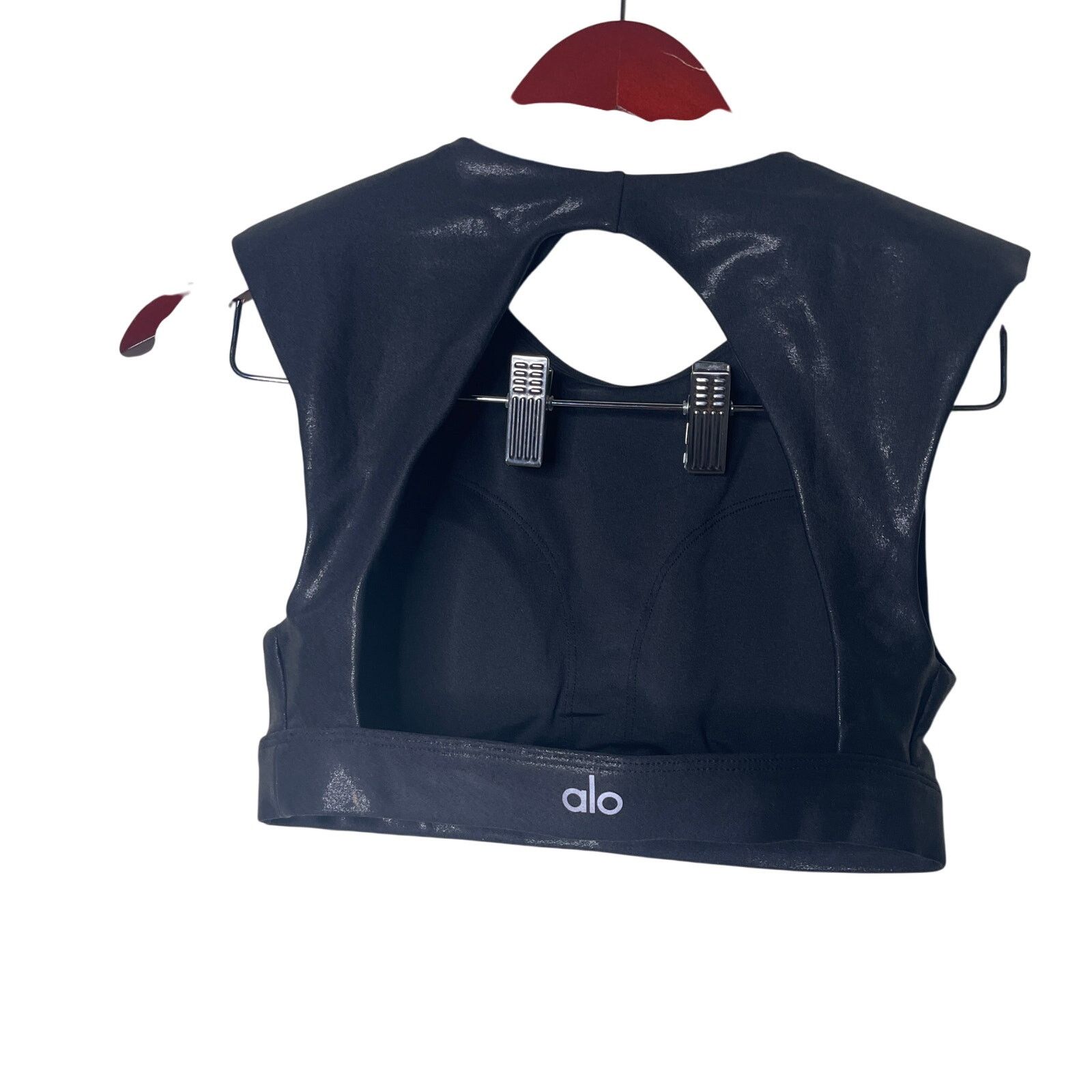 Alo Yoga Alo Yoga Super Shine Flash sports bra open back sz XS Size XS / US 0-2 / IT 36-38 - 3 Thumbnail
