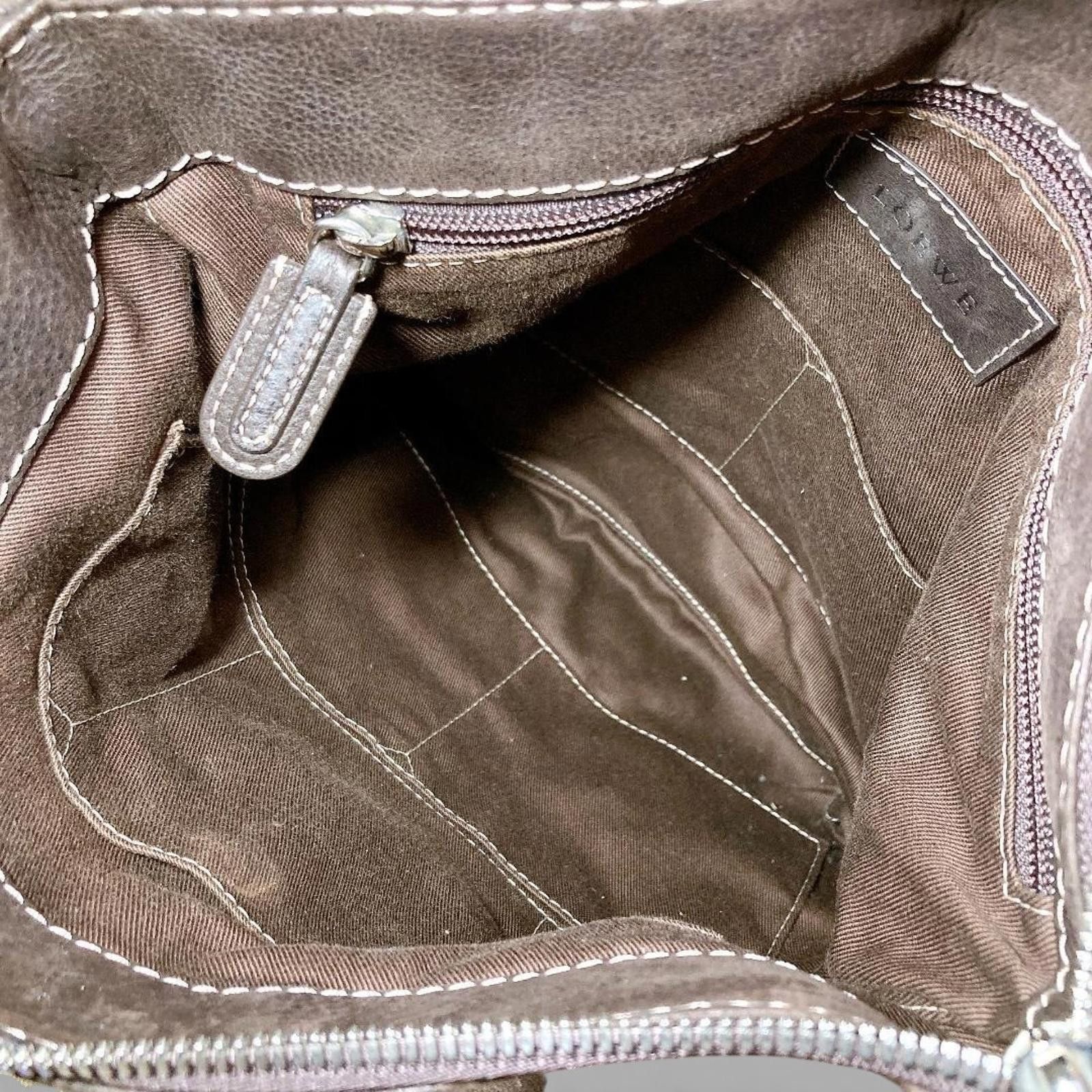 Loewe Loewe - Women's Brown Leather Crossbody Bag Size ONE SIZE - 6 Thumbnail