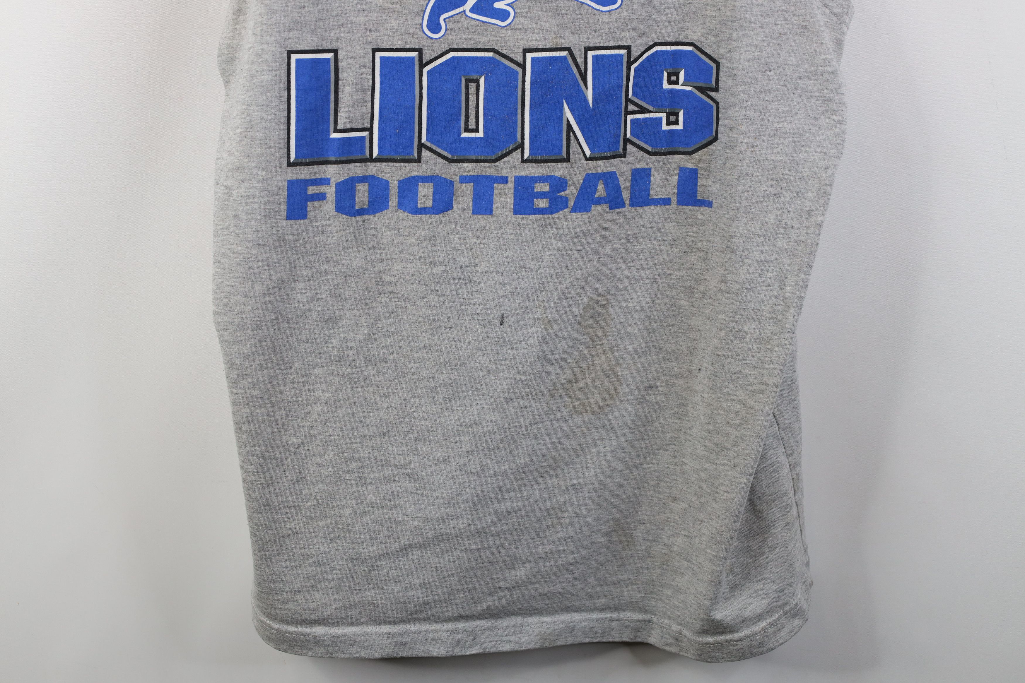 Vintage Vintage 90s Spell Detroit Lions Football Tank Top T-Shirt Size US L / EU 52-54 / 3 - 3 Thumbnail