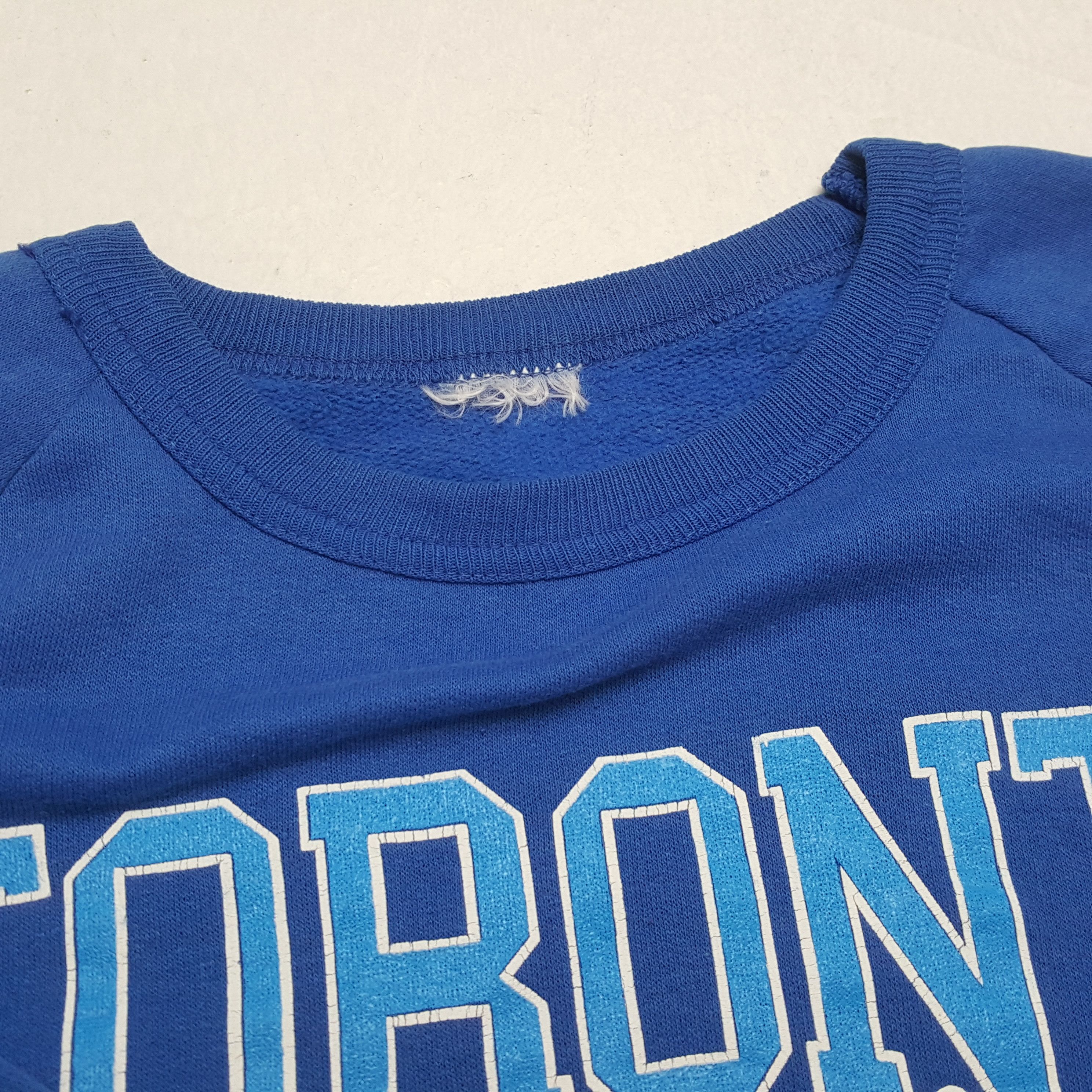 MLB × Vintage Vintage 80's TORONTO BLUE JAYS MLB Baseball Team Swetashirst Size US M / EU 48-50 / 2 - 9 Thumbnail