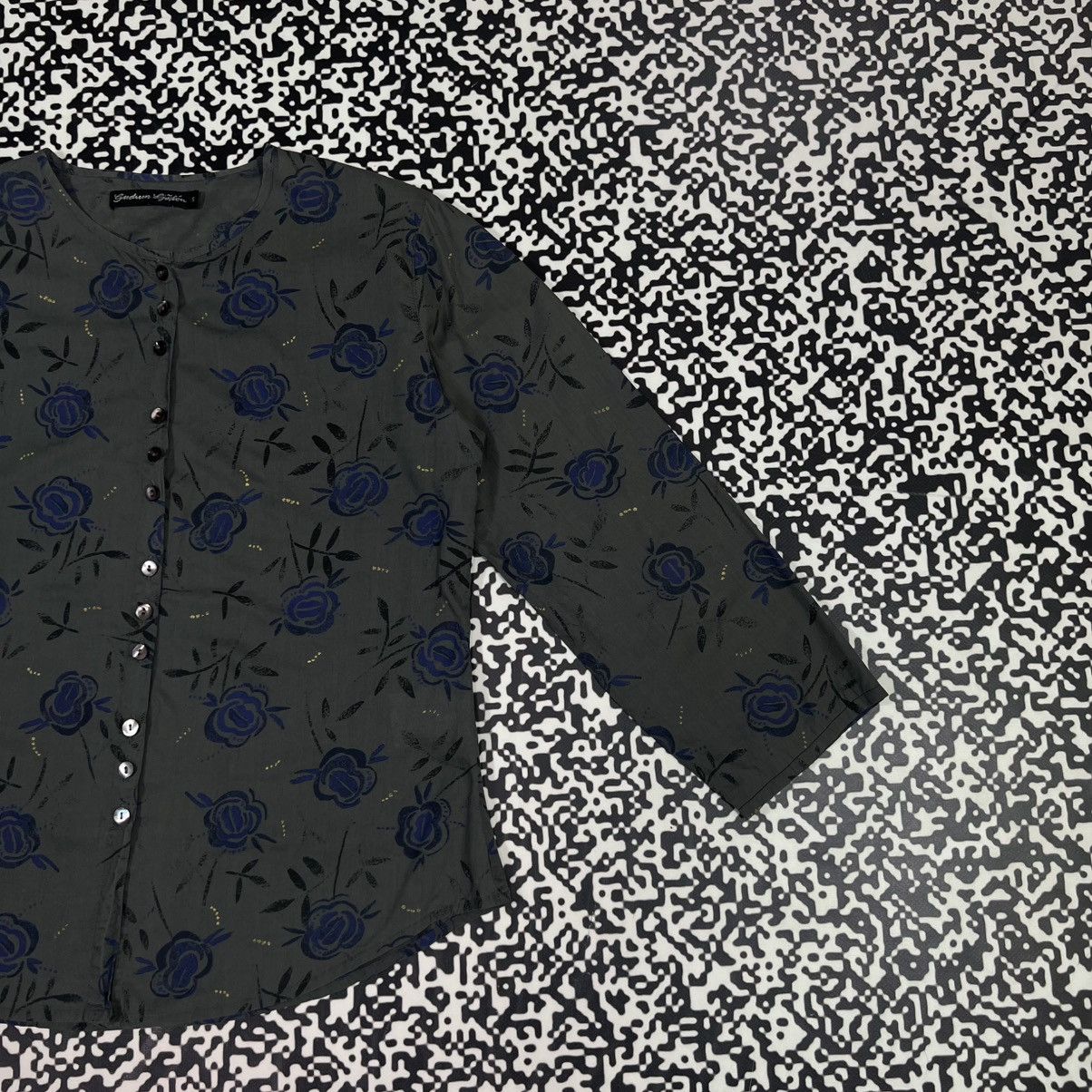 Gudrun Sjoden Gudrun Sjoden Floral Monogram Retro Shirt Casual Style Size M / US 6-8 / IT 42-44 - 4 Thumbnail
