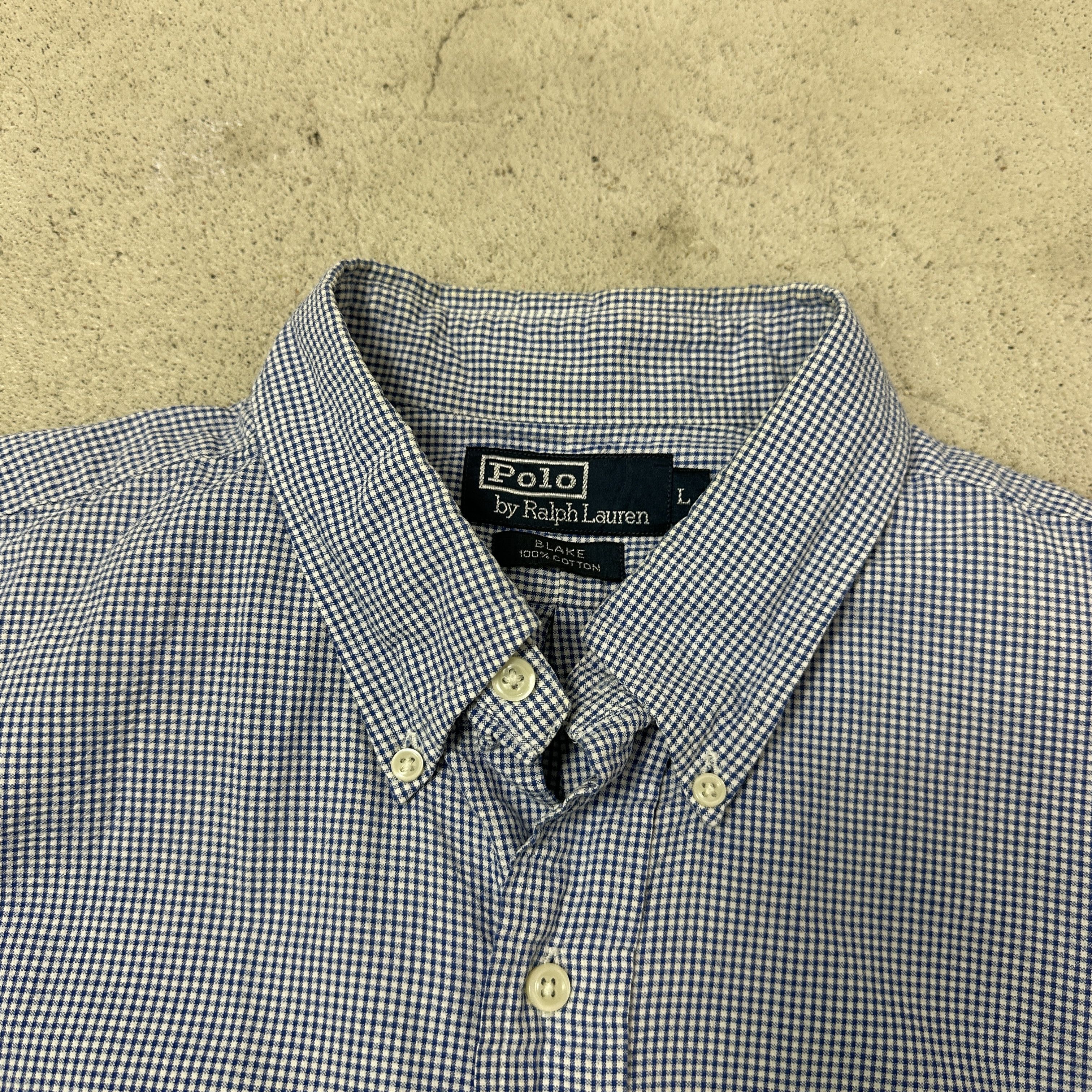 Polo Ralph Lauren Vintage Vichy Gingham Polo Ralph Lauren Button Down Shirt Size US L / EU 52-54 / 3 - 4 Thumbnail