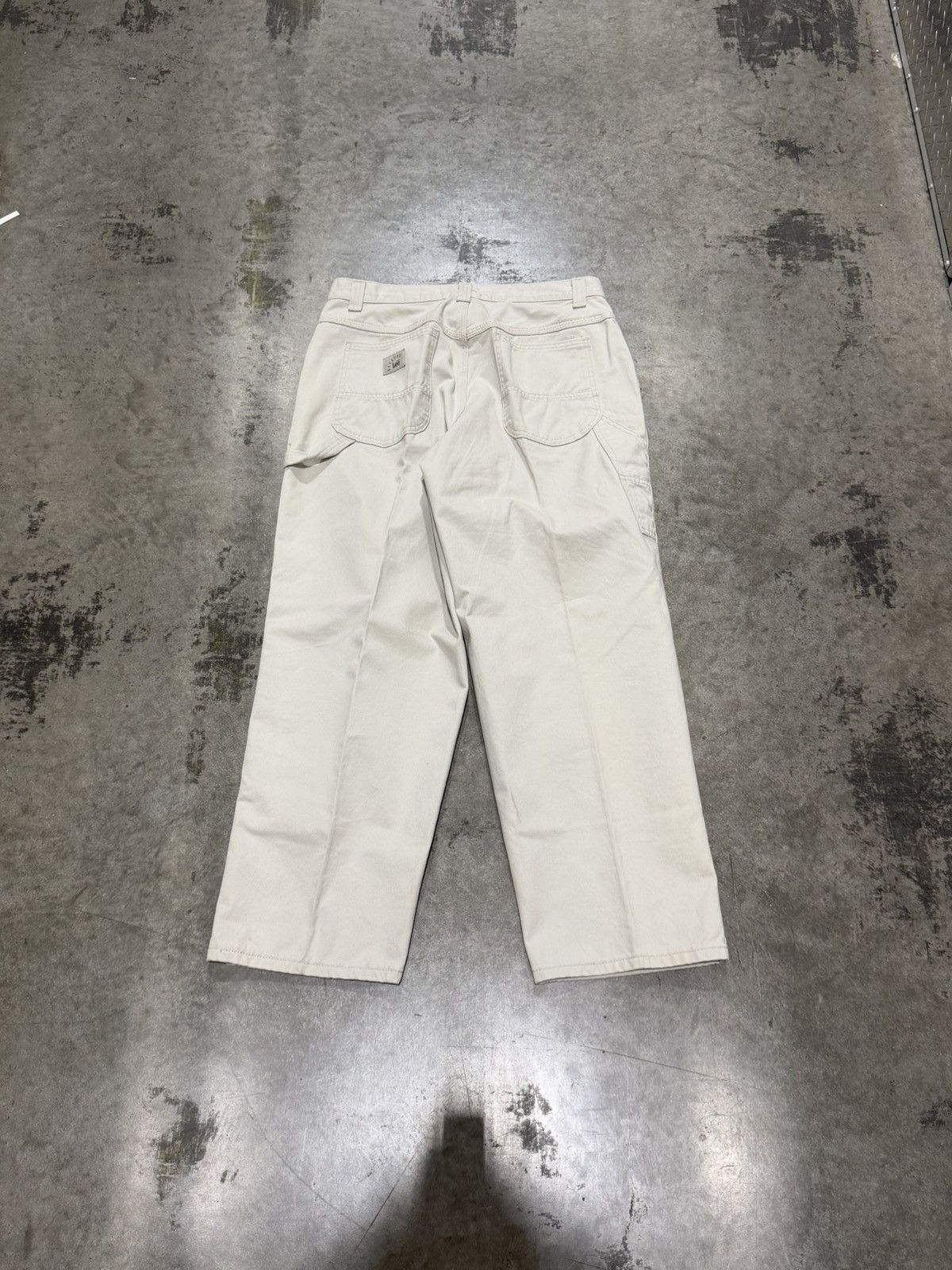 Lee 90s Vintage Lee Riveted Pants 34x28 Size US 34 / EU 50 - 1 Thumbnail