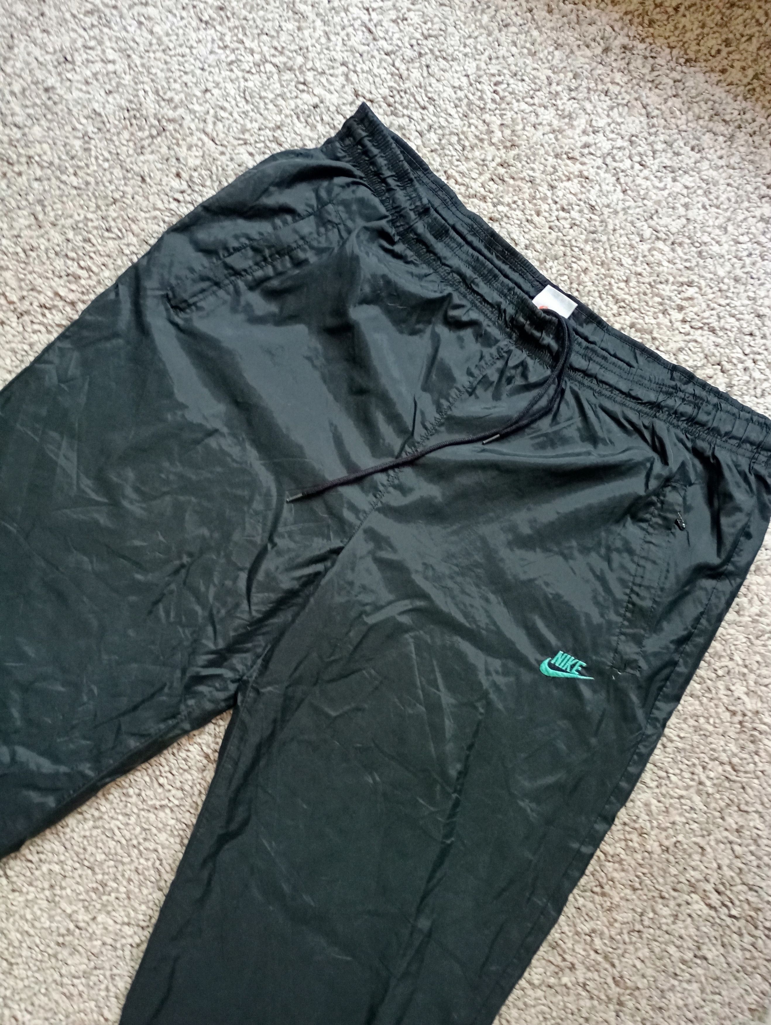 Nike × Vintage Nike Track Pants Vintage Drill Y2K Swoosh Jogger Size US 34 / EU 50 - 5 Thumbnail