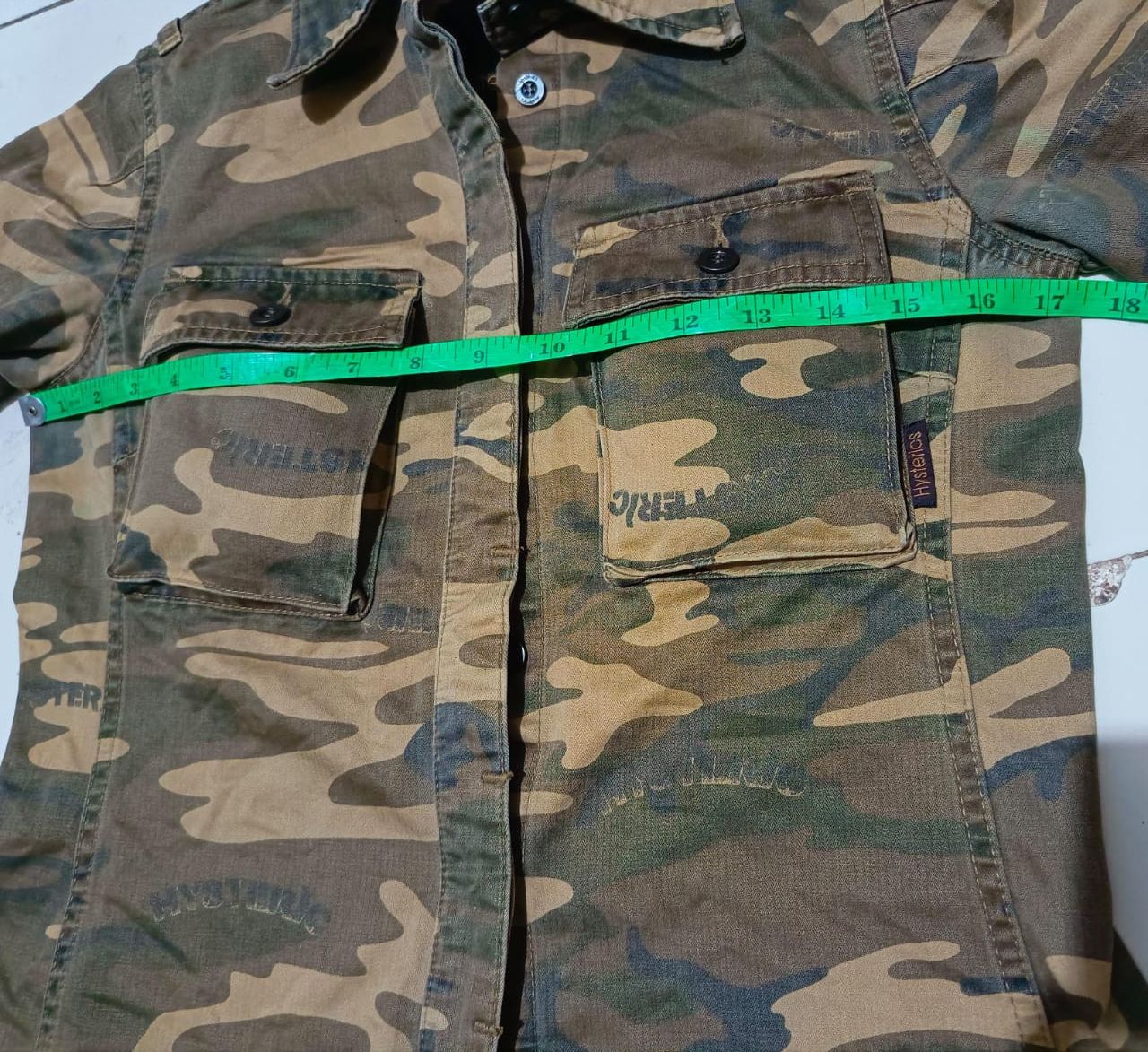 Hysteric Glamour × Japanese Brand × Le Grande Bleu (L.G.B.) Hysteric Glamour Thick Cargo Shirt Camo Size ONE SIZE - 8 Thumbnail