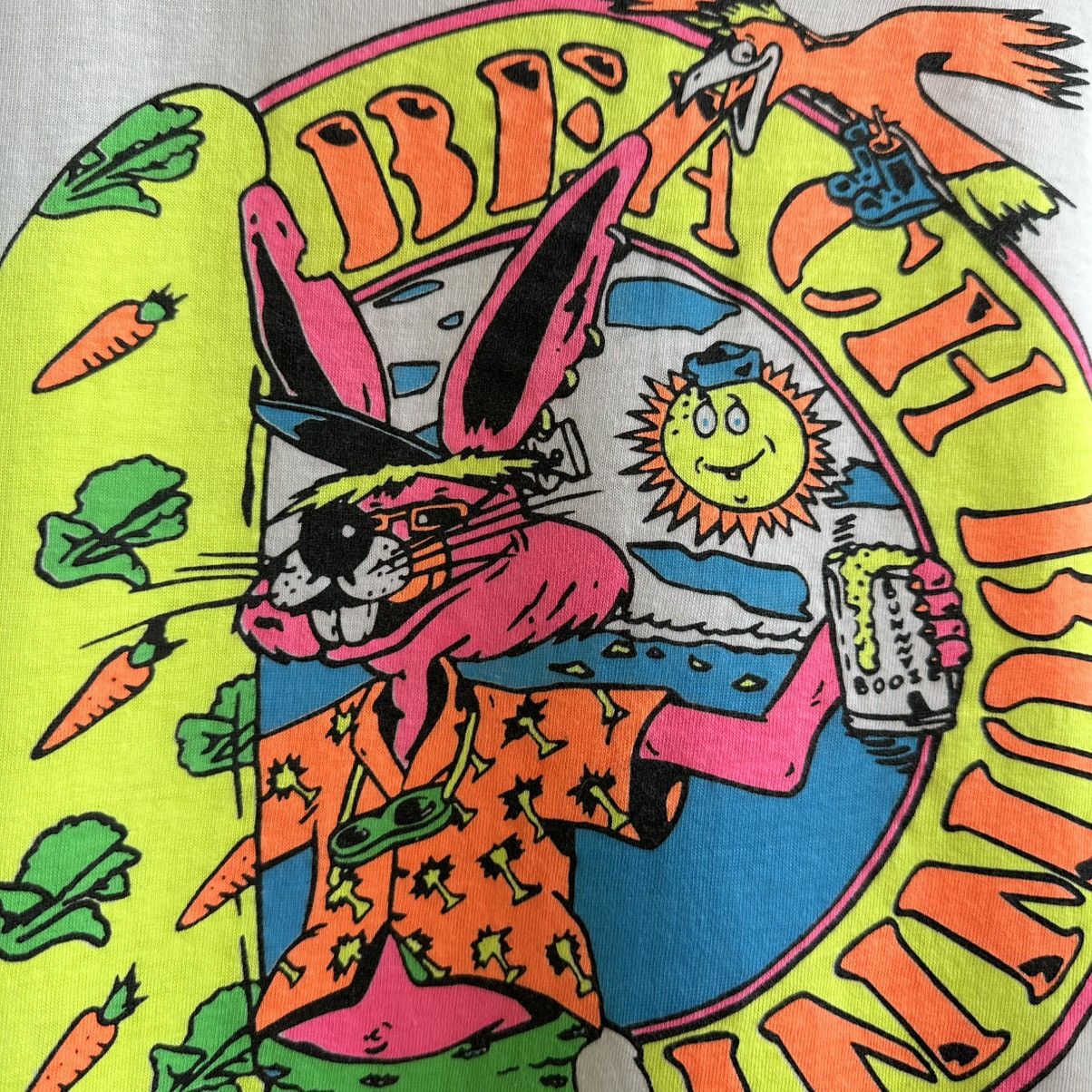 Vintage Vintage 90s Beach Bunny Single Stitch Graphic Humor Tee Size US XL / EU 56 / 4 - 4 Thumbnail