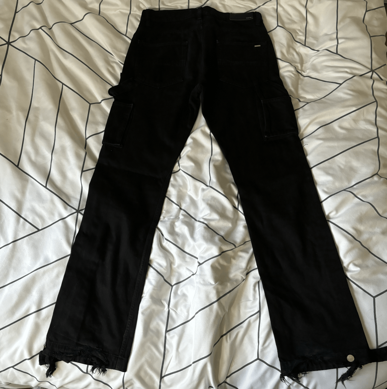 Amiri Amiri Black Denim Carpenter Pants Size US 30 / EU 46 - 3 Thumbnail
