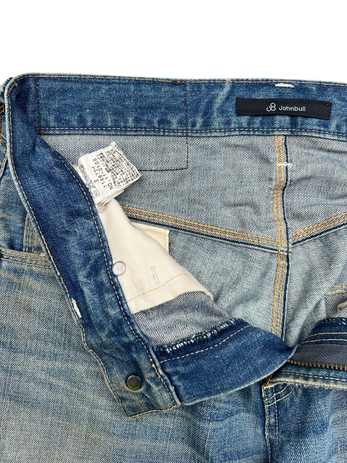 Johnbull John Bull Japan Mudwash Distressed Denim Jeans 30x33 Size US 30 / EU 46 - 10 Thumbnail