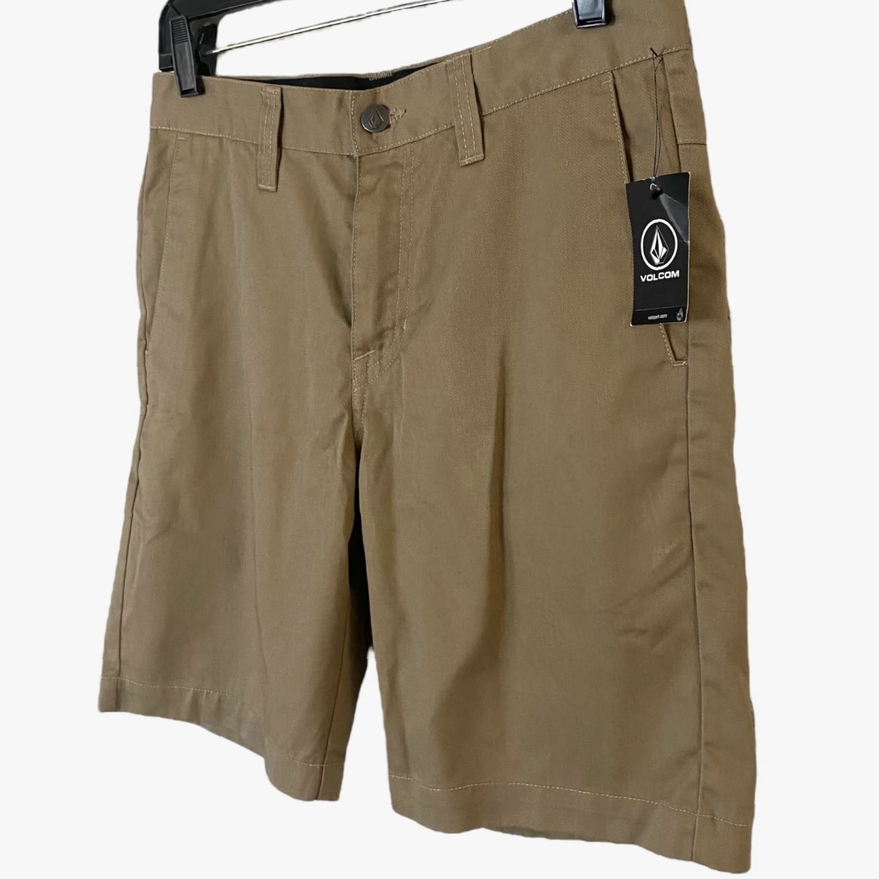 Volcom VINTAGE Volcom Vmonty Twill Chino Short Tan Men's 29 Casual Skateboarding New Size US 29 - 2 Thumbnail