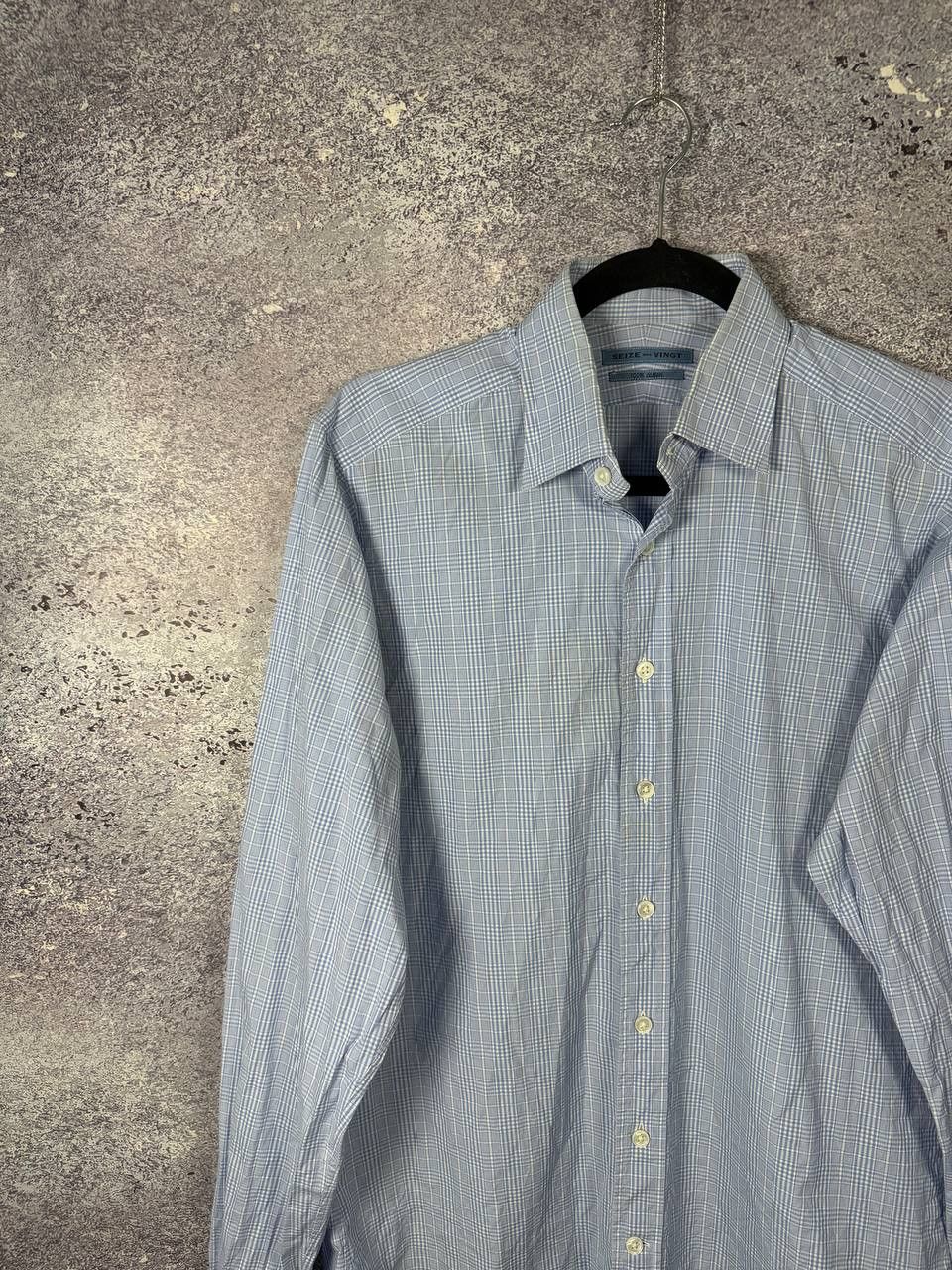 Seize sur Vingt × Vintage Seize Sur Vingt Shirt Men's Large Gingham Check Hipster Size US L / EU 52-54 / 3 - 4 Thumbnail