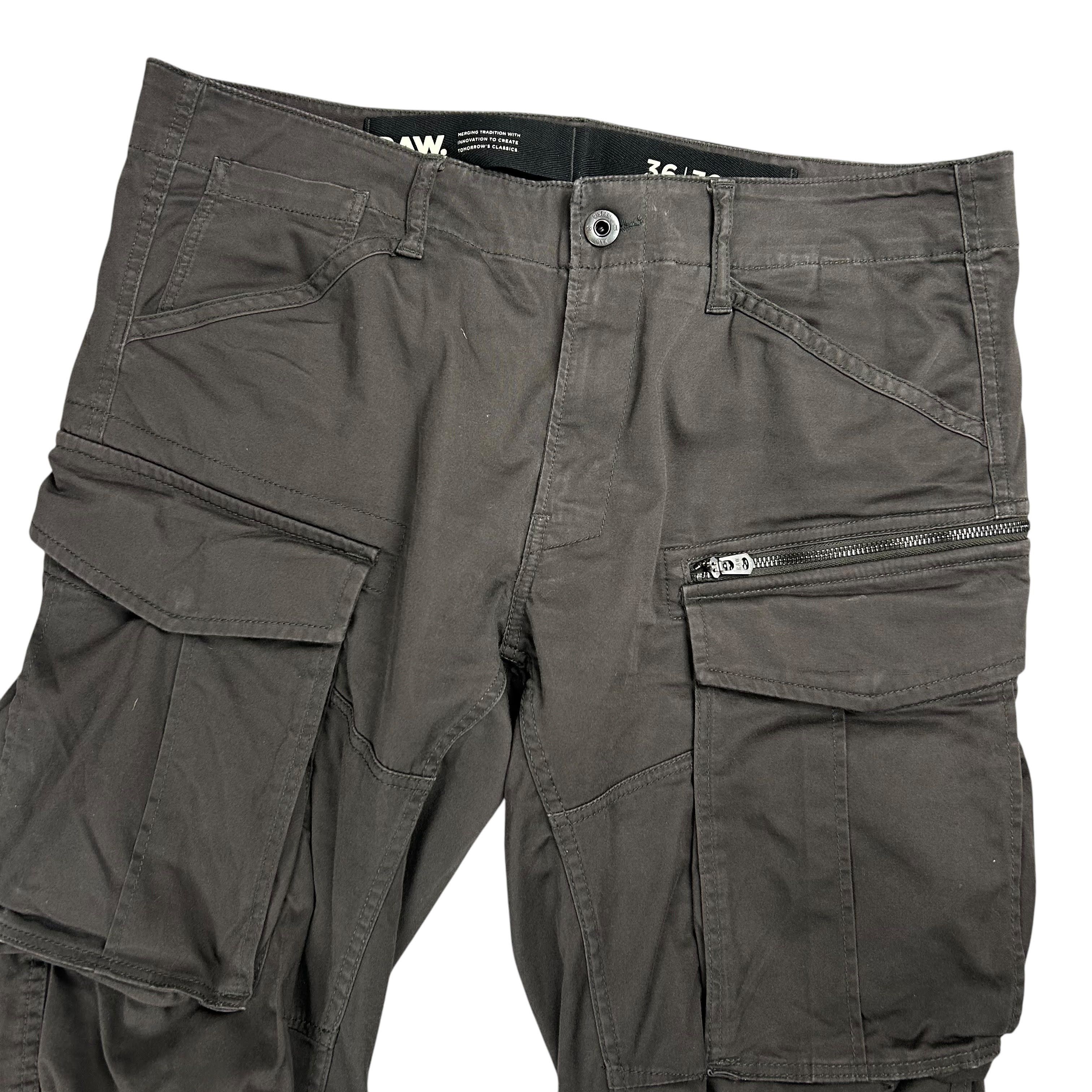 G-Star G-star Raw Gray Cargo Pants Rovic Men's W36L32 Size US 36 / EU 52 - 3 Thumbnail