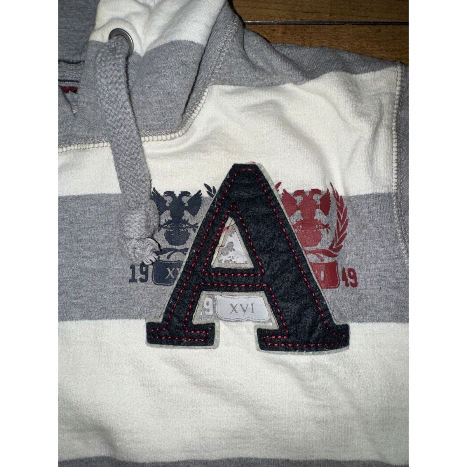 Burton Burton Snowboarding Striped Sweater Hoodie Grey S 19x25 Size US S / EU 44-46 / 1 - 2 Thumbnail