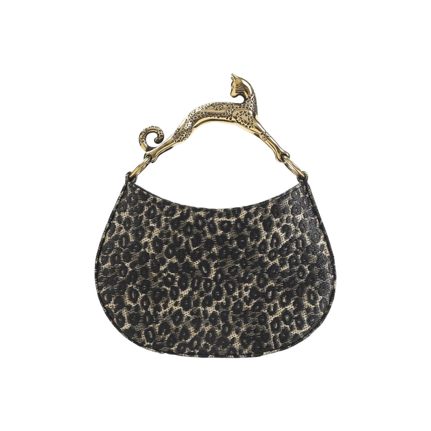 Lanvin LANVIN Cat Beige/Black Top handle Bag New Size ONE SIZE - 2 Thumbnail