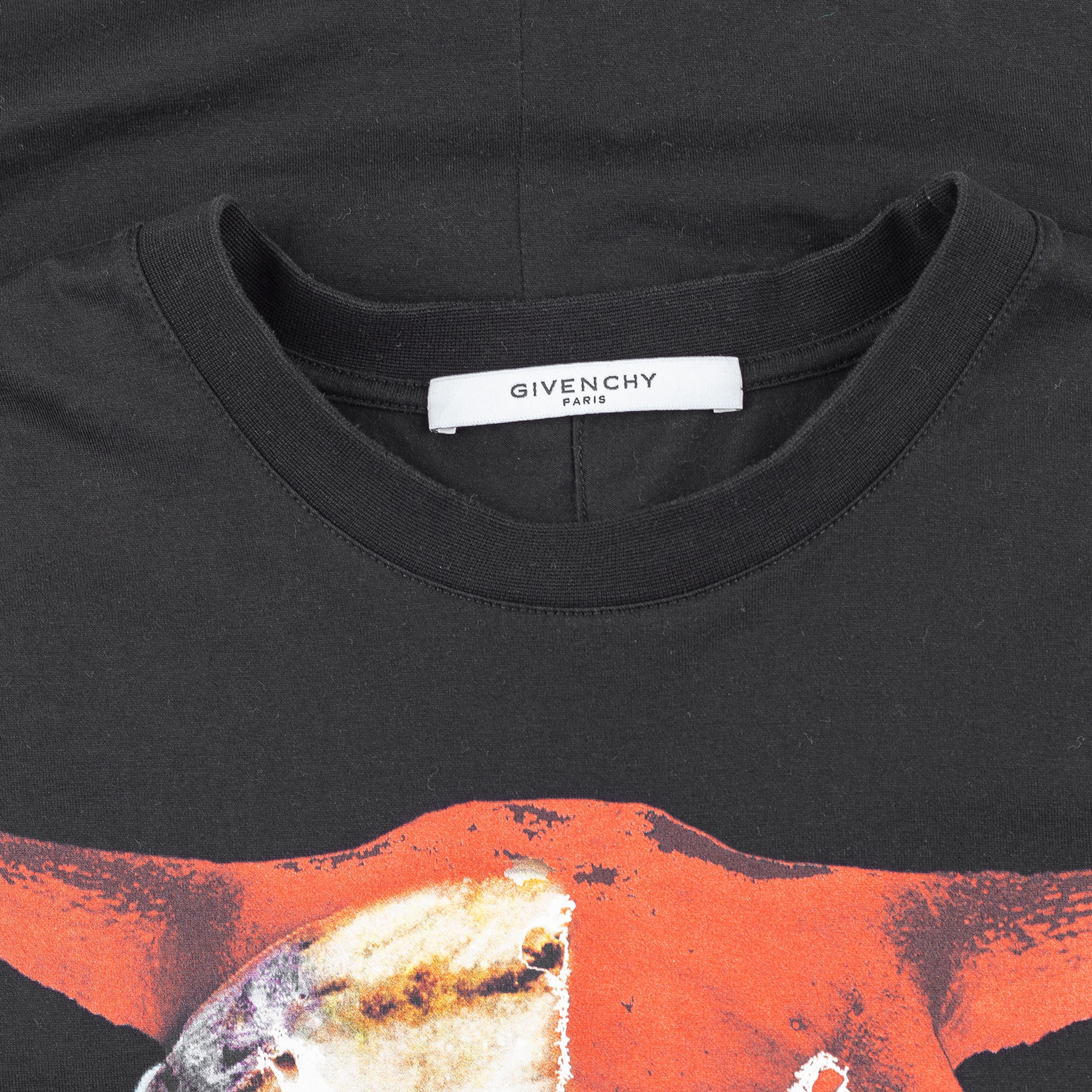 Givenchy Givenchy Paris by Tisci Devil Demon Black T-Shirt (L) Size US L / EU 52-54 / 3 - 4 Thumbnail