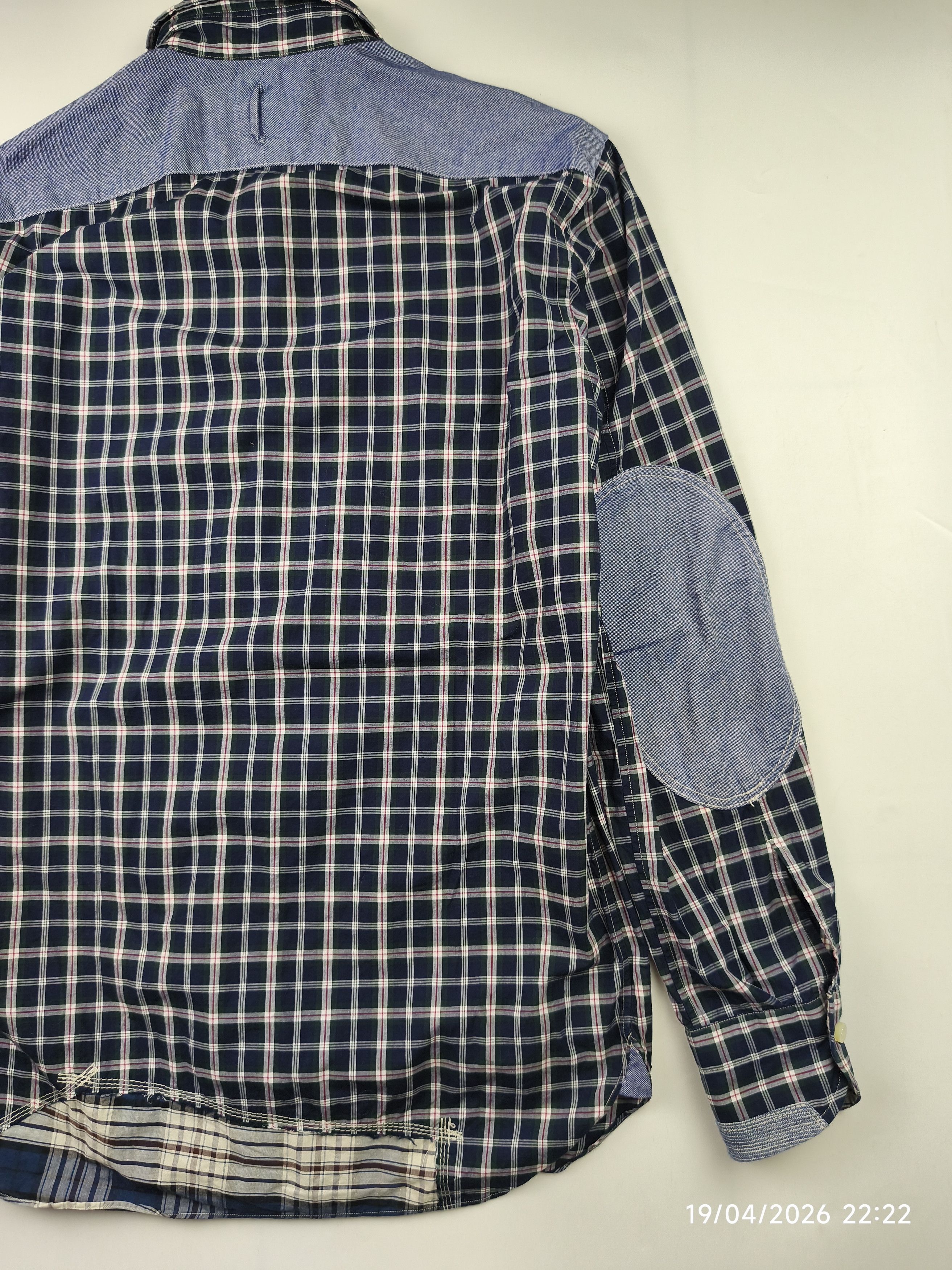 Junya Watanabe Junya watanabe x cdg patchwork shirt Size US M / EU 48-50 / 2 - 9 Thumbnail
