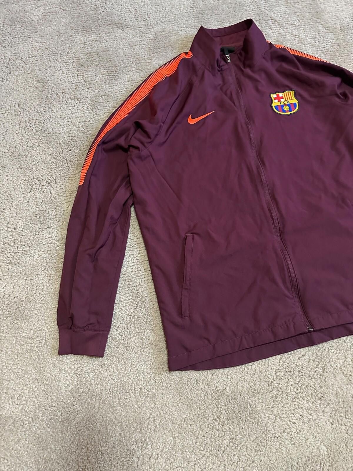 Nike Nike FC Barcelona Training Jacket Shirt Jersey Sweatshirt XL Size US XL / EU 56 / 4 - 2 Thumbnail