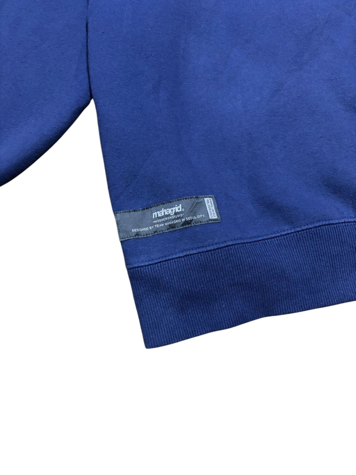Japanese Brand Vtg 90s Mahagrid Heavyweight Hoodie Size US L / EU 52-54 / 3 - 7 Thumbnail