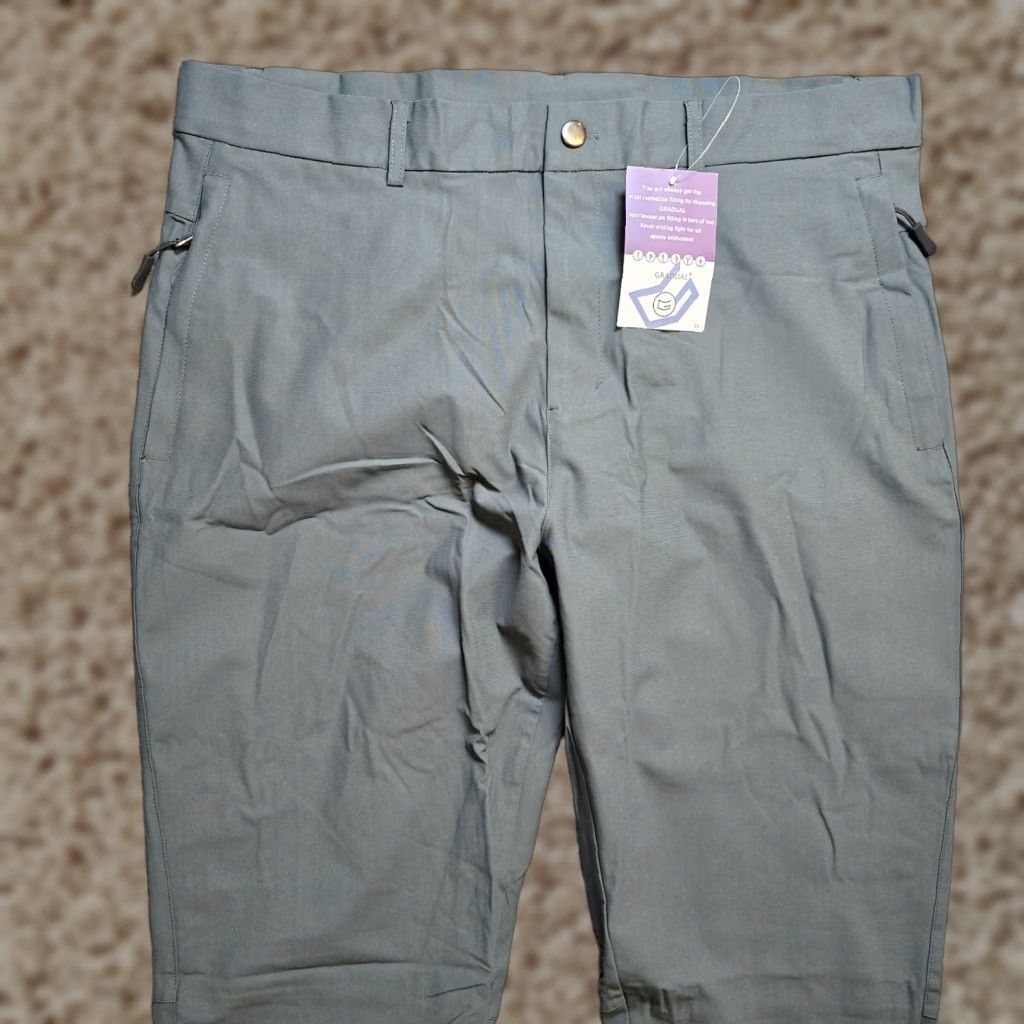 Vintage **Gradual Mens Gray Athletic Pants Size 32 Straight Leg Pockets** User: Gradual Mens Gray Athletic Pants Size 32 Straight Leg Pockets Size US 32 / EU 48 - 1 Thumbnail