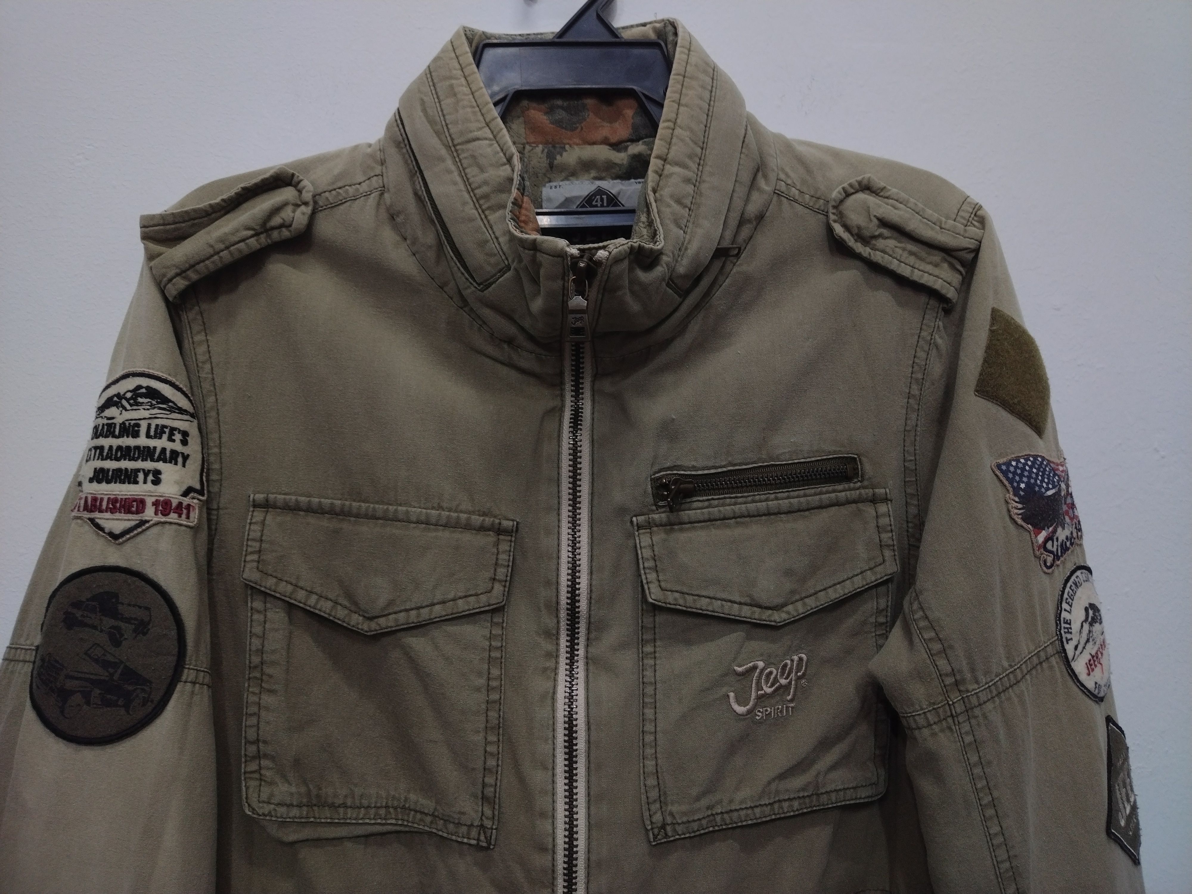 Jeep 🔥JEEP SPIRIT PRODUCT PARKA TACTICAL MULTIPOCKETS JACKETS Size US M / EU 48-50 / 2 - 12 Thumbnail