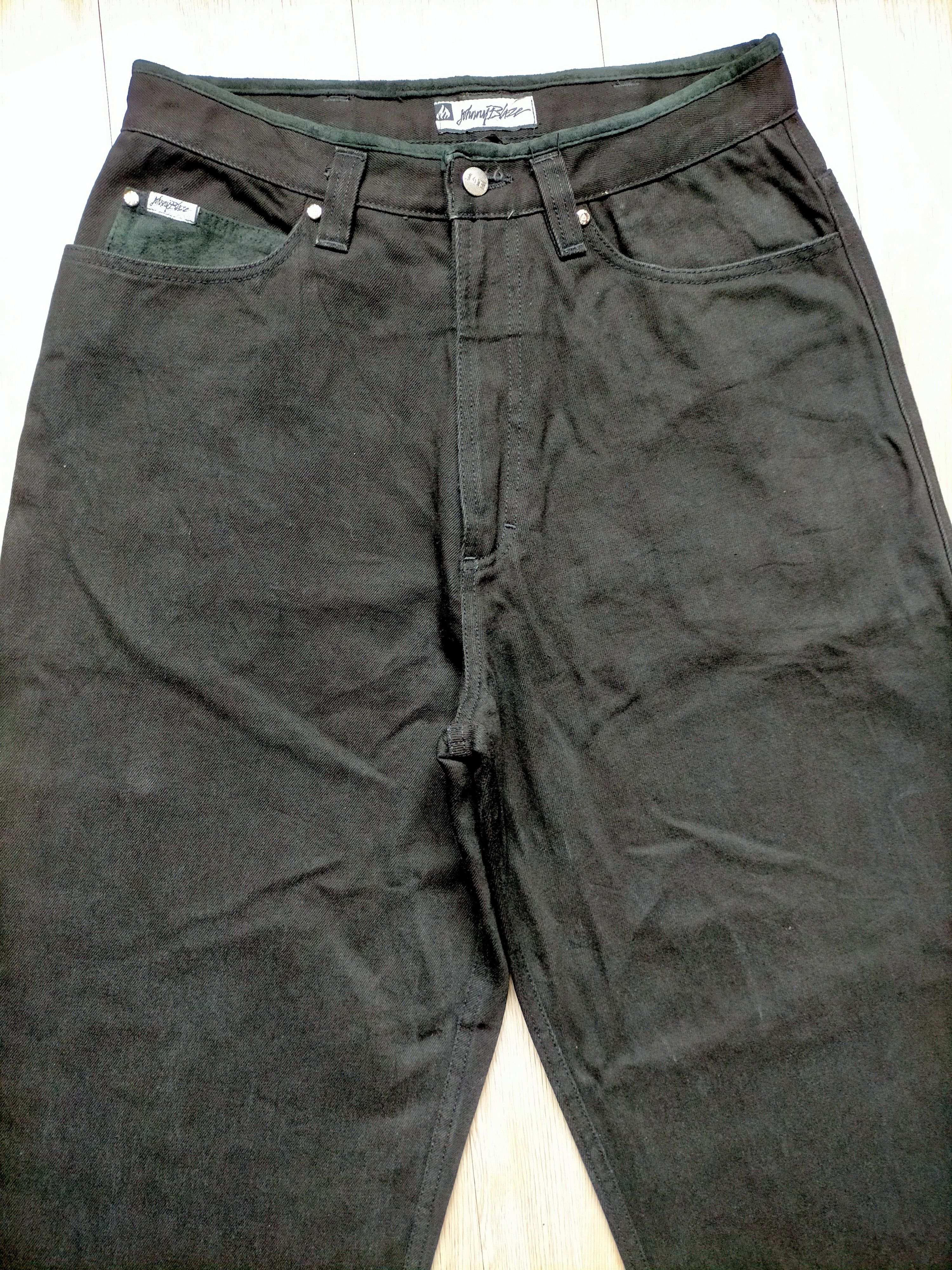 JNCO Johnny Blaze Baggy Carpenter Hip Hop Black Jeans Size US 32 / EU 48 - 8 Thumbnail