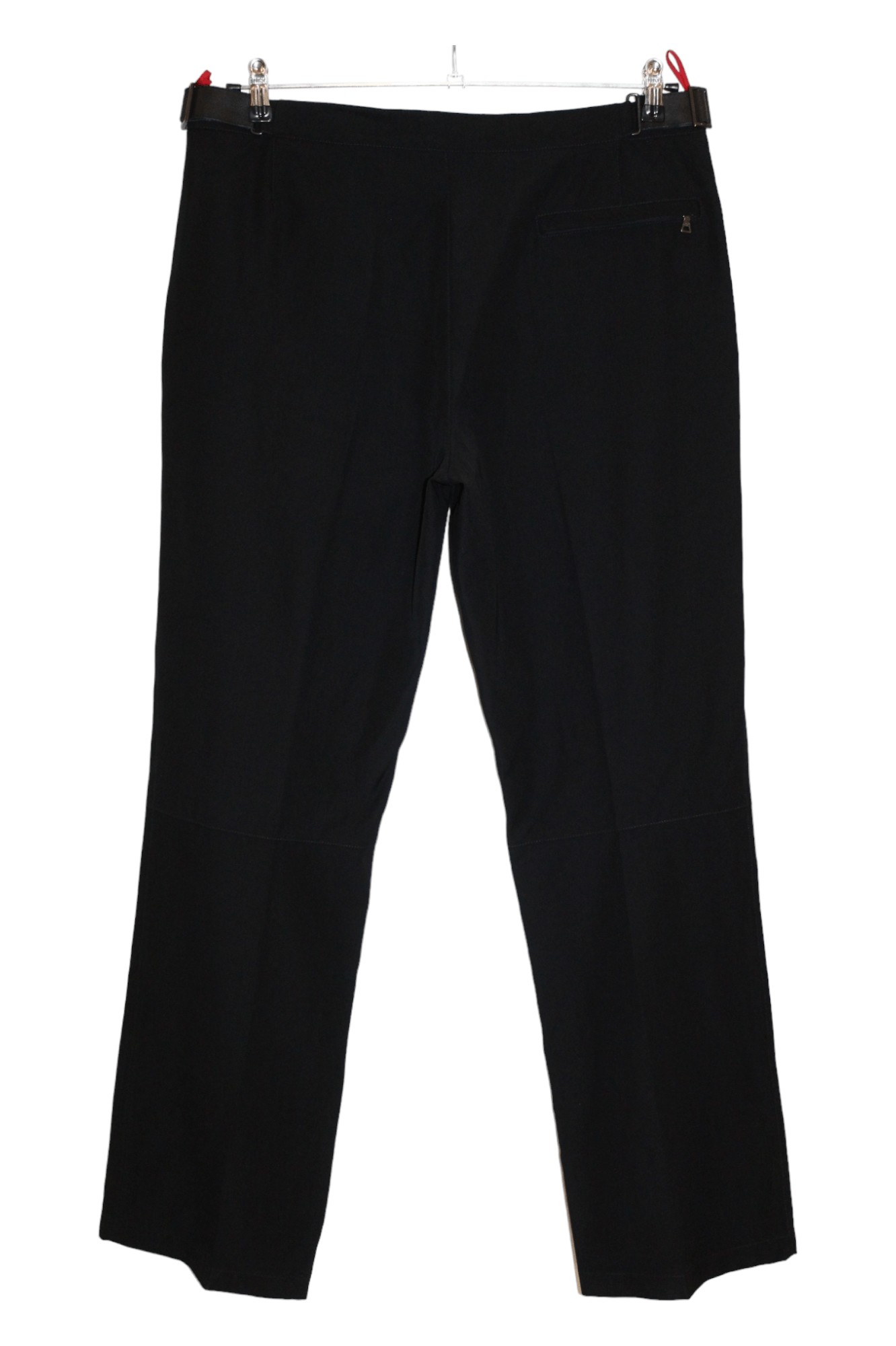 Prada Prada Linea Rossa Wide-leg Wool Twill Pants Pintuck Leather Size US 38 / EU 54 - 2 Thumbnail