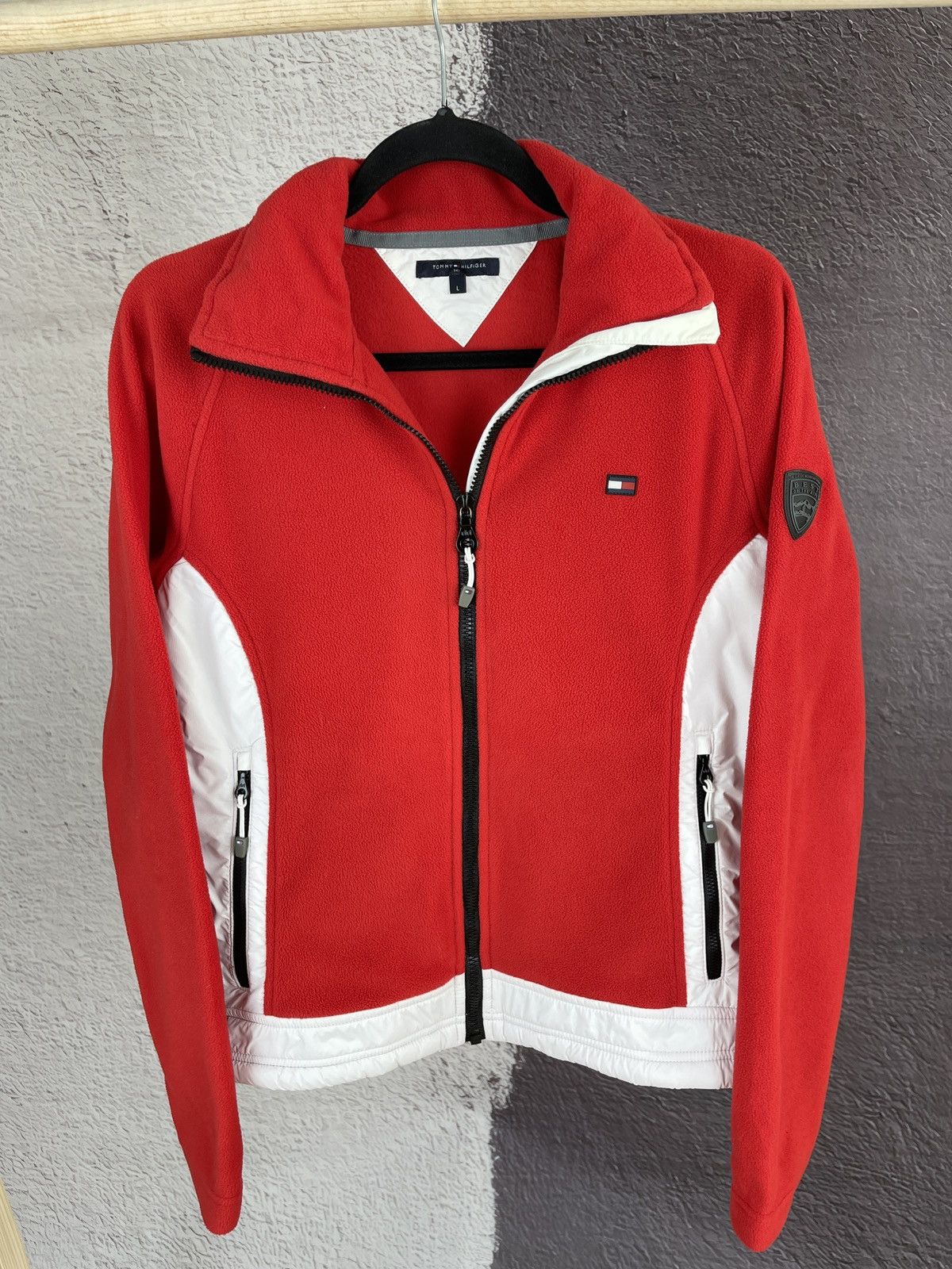 Tommy Hilfiger Tommy Hilfiger Ski line full zip fleece pullover jacket Size L / US 10 / IT 46 - 2 Thumbnail