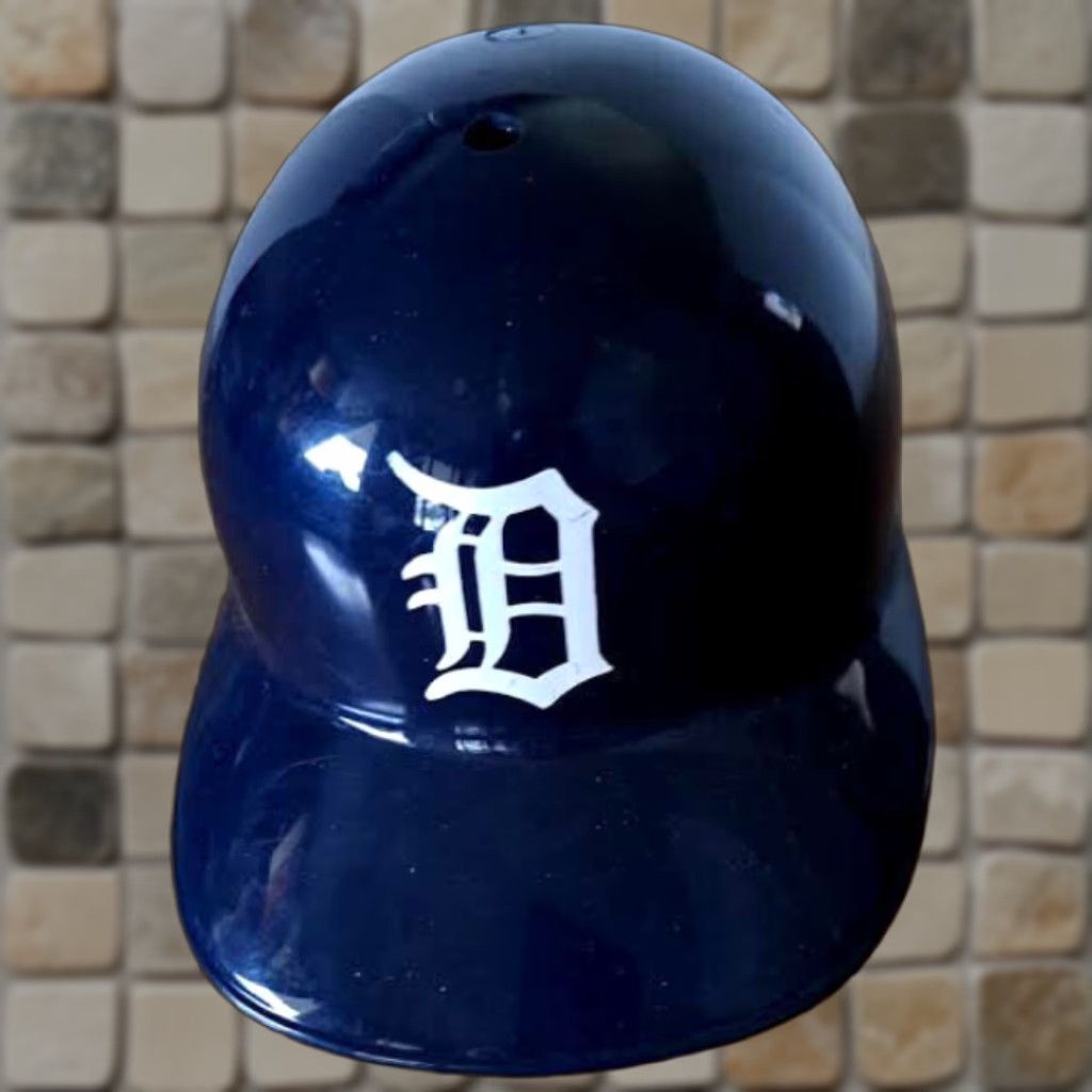 Vintage Detroit Tigers Baseball Cap Laich Batting Helmet Adjustable Plastic EUC Blue Men M Baseball Cap 1969 Laich Big D Tigers Sport Theme Size ONE SIZE - 1 Thumbnail