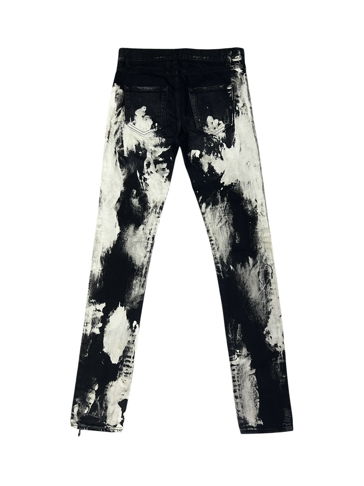 Saint Laurent Paris S/S 16 Surf Sound Bleached Distressed Denim Size US 29 - 10 Thumbnail