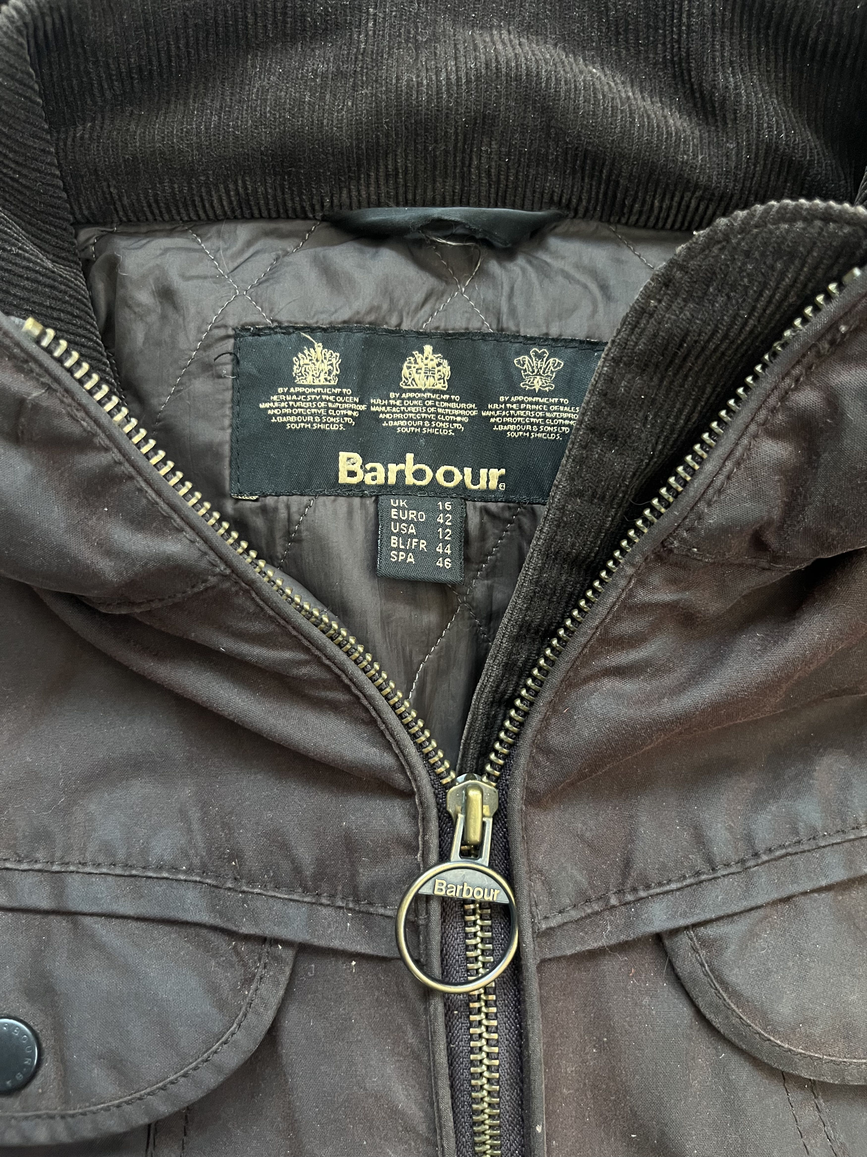 Barbour Barbour Cameron Wax Women's Hooded Jacket Brown British Size XL / US 12-14 / IT 48-50 - 13 Thumbnail