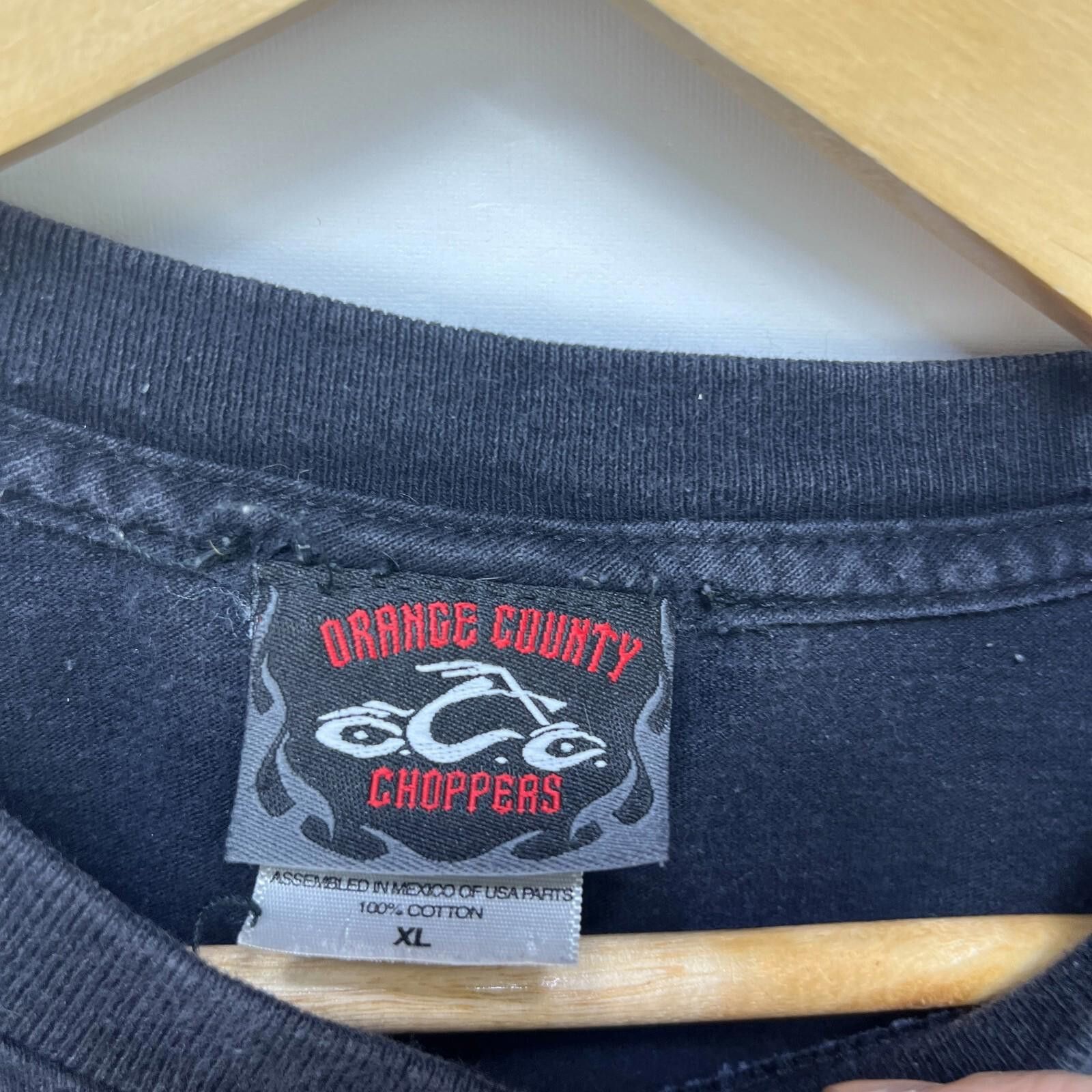 West Coast Choppers Vintage Orange County Choppers Motorcycle Flames T-Shirt XL Size US XL / EU 56 / 4 - 9 Thumbnail