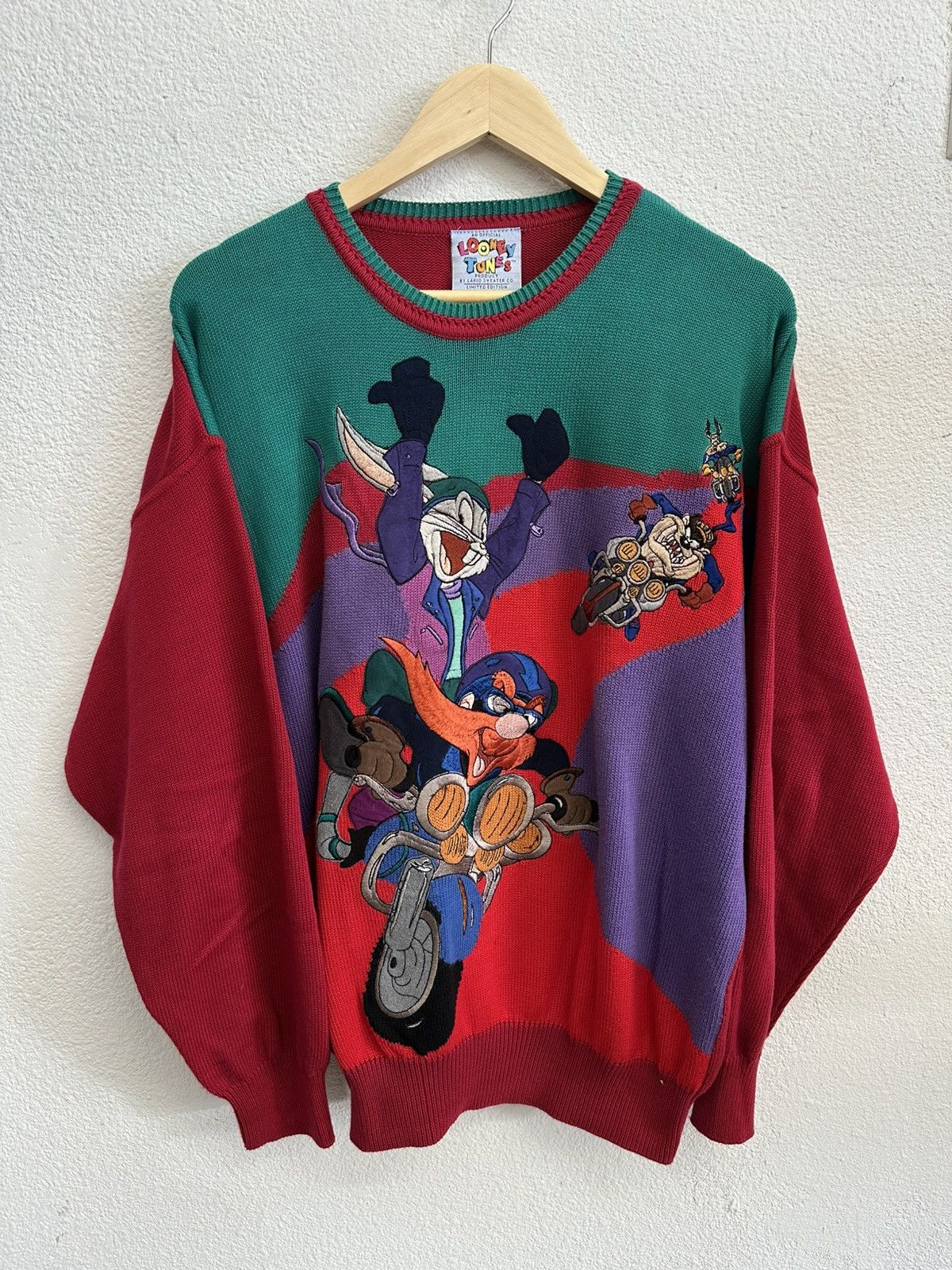 Warner Bros Looney Tunes by Lario Sweaters Co Knit Sweater 882/2500 Size US XL / EU 56 / 4 - 1 Thumbnail