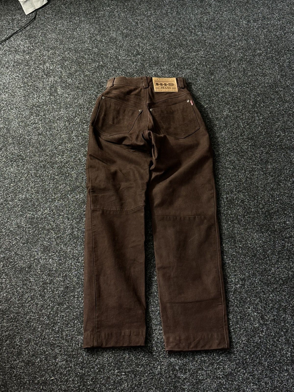 Cowboy Equipment × Leather 🚨GRAIL BOOTCUT BROWN Cowboy Biker Leather Pants Size 24" / US 00 / IT 34 - 9 Thumbnail