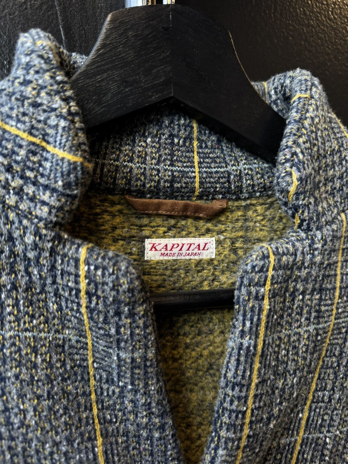 Kapital Kapital Tweed Fleecy Knit Kobe Jacket Size US M / EU 48-50 / 2 - 3 Thumbnail