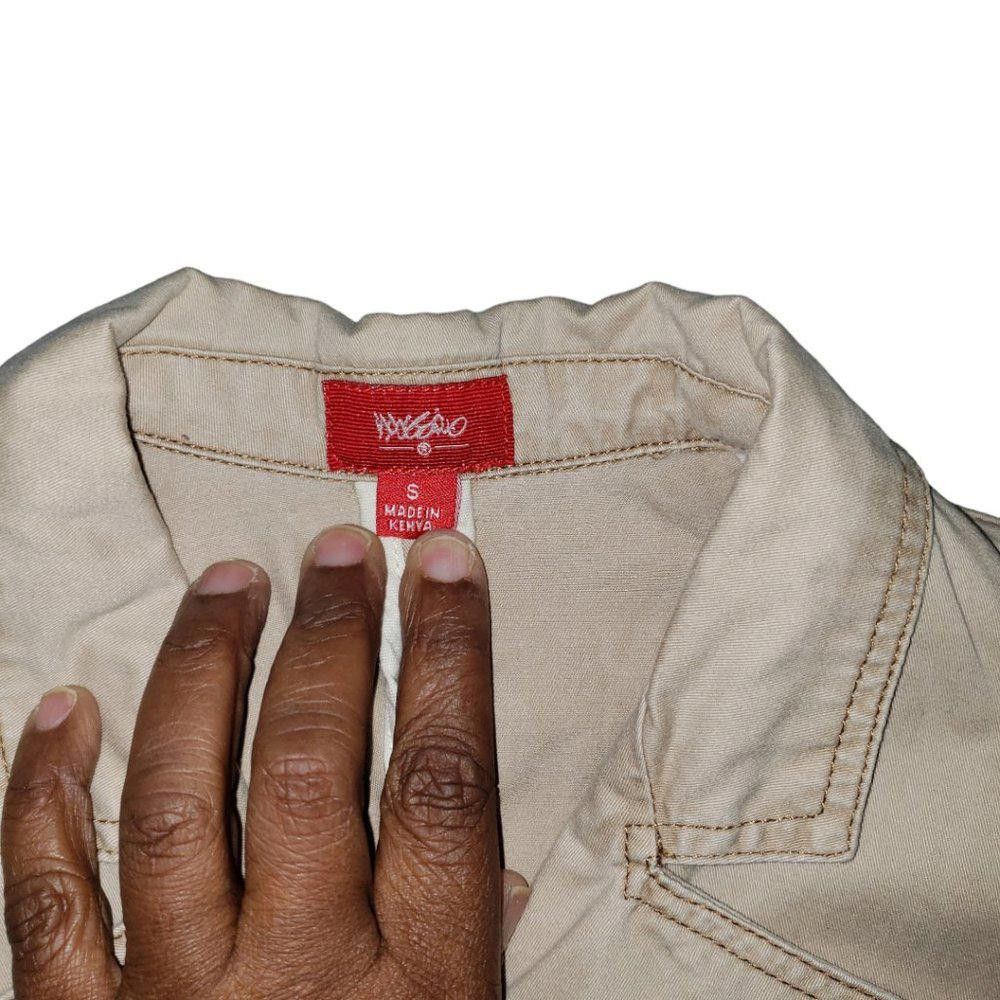 Designer CT182 Ladies Mossimo Long Sleeve Tan Denim Jacket Small Size S / US 4 / IT 40 - 5 Thumbnail