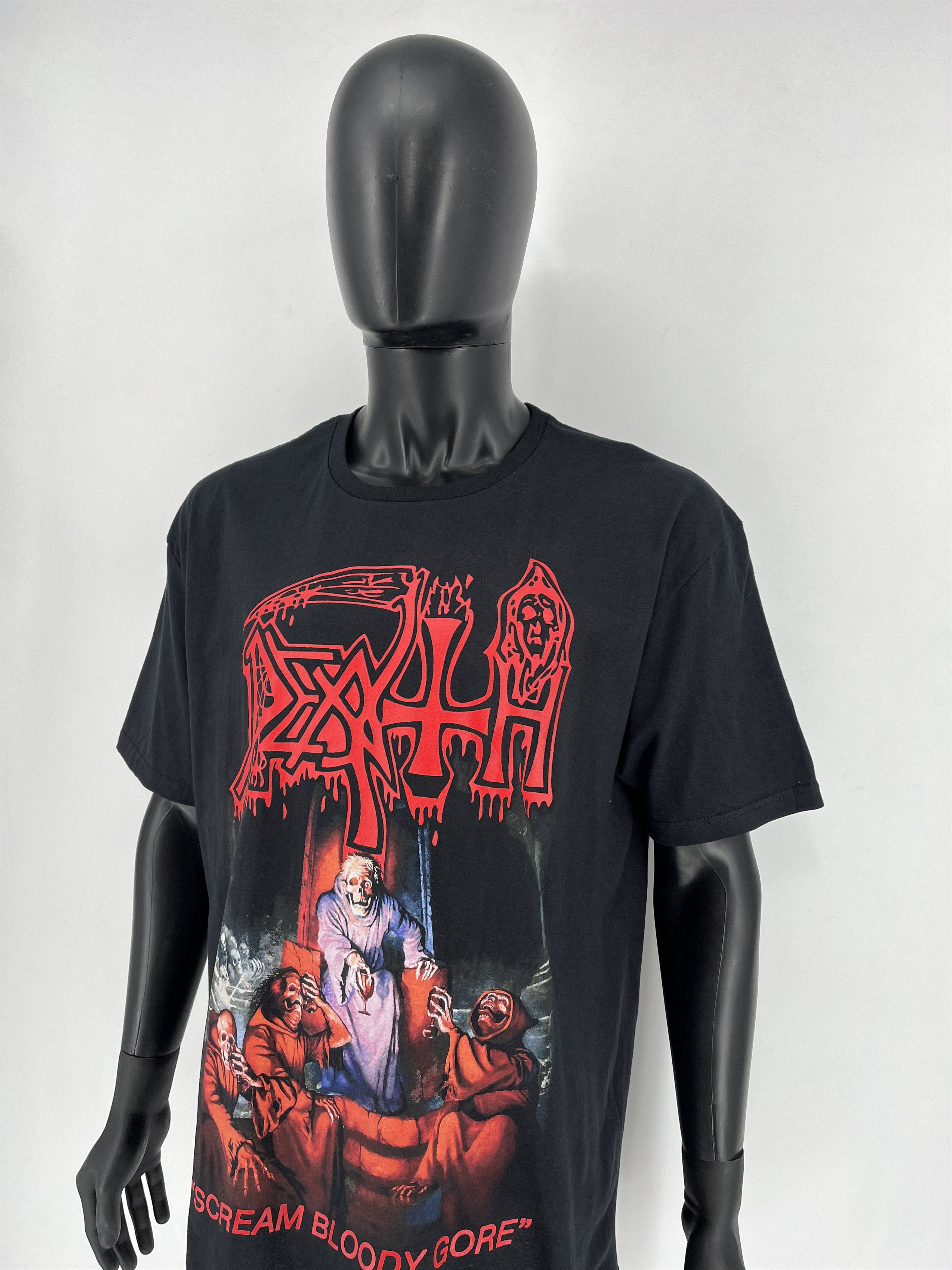 Band Tees Death Scream Bloody Gore Metal Band T-Shirt Size US XL / EU 56 / 4 - 4 Thumbnail