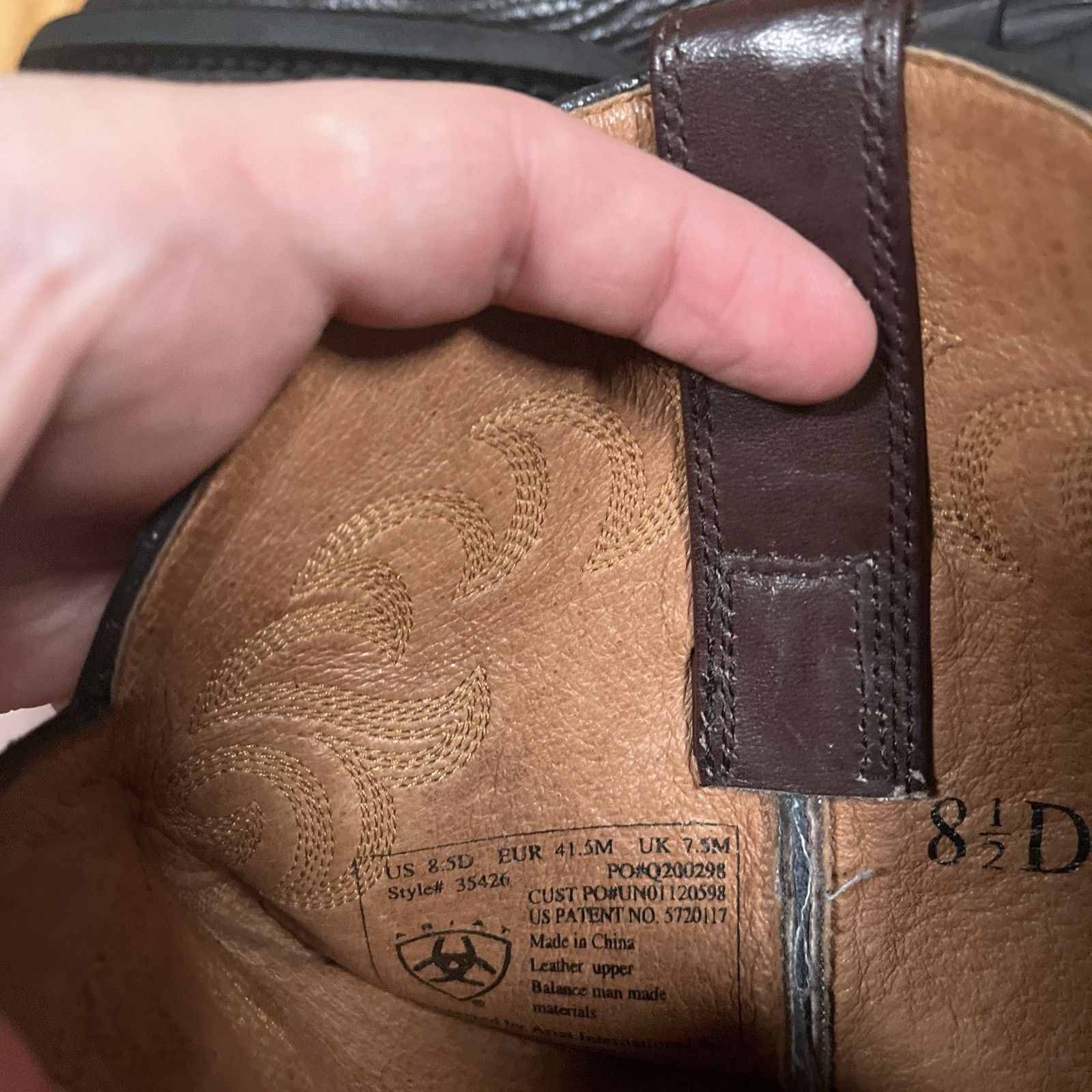 Ariat Ariat Heritage Stockman Style 35426 Western Cowboy Boots Size US 8.5 / EU 41-42 - 9 Thumbnail