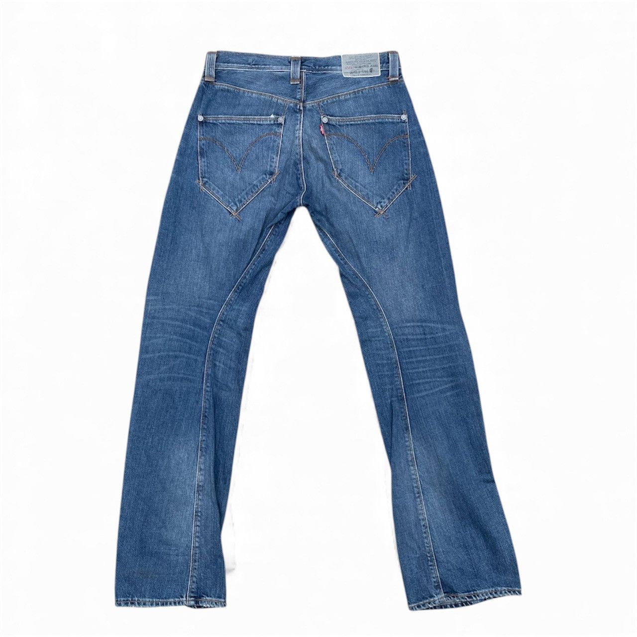 Engineered Garments × Levi's Vintage Levi’s Engineered Jeans Twisted Leg Seam 1999 Raw Size US 31 - 1 Thumbnail