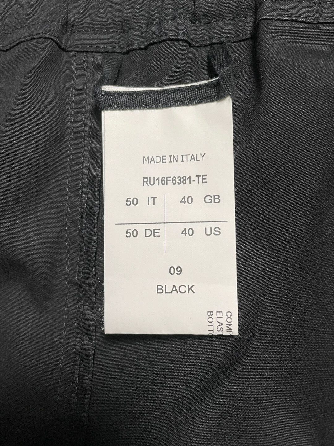 Rick Owens Rick Owens RO 50 7/8/9-Cropped Hard Cotton 9+/10 Size US 42 / EU 58 - 3 Thumbnail