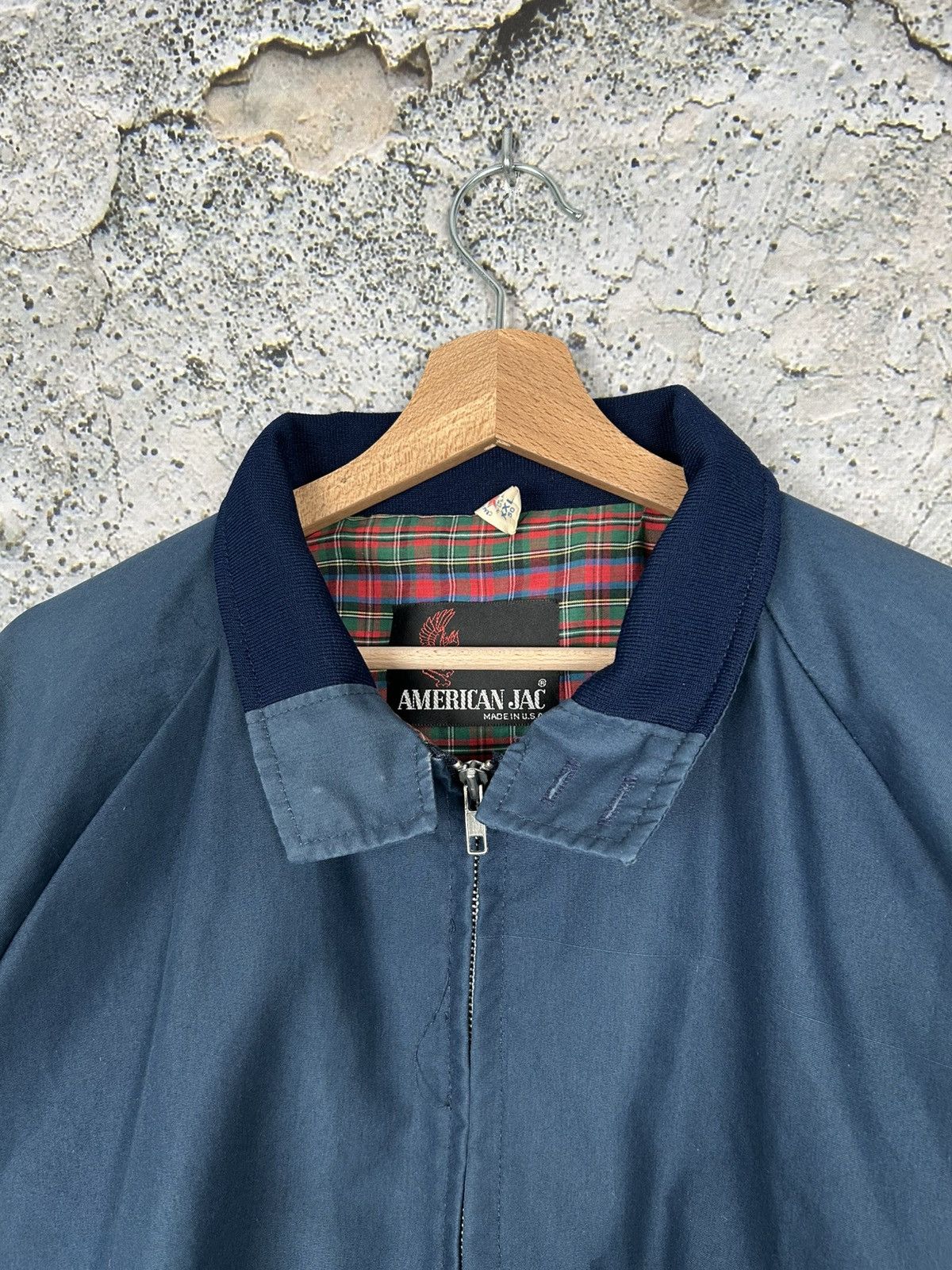 Other Vintage Navy Bomber Jacket Made in USA Military Archive 90s Size US XXL / EU 58 / 5 - 3 Thumbnail