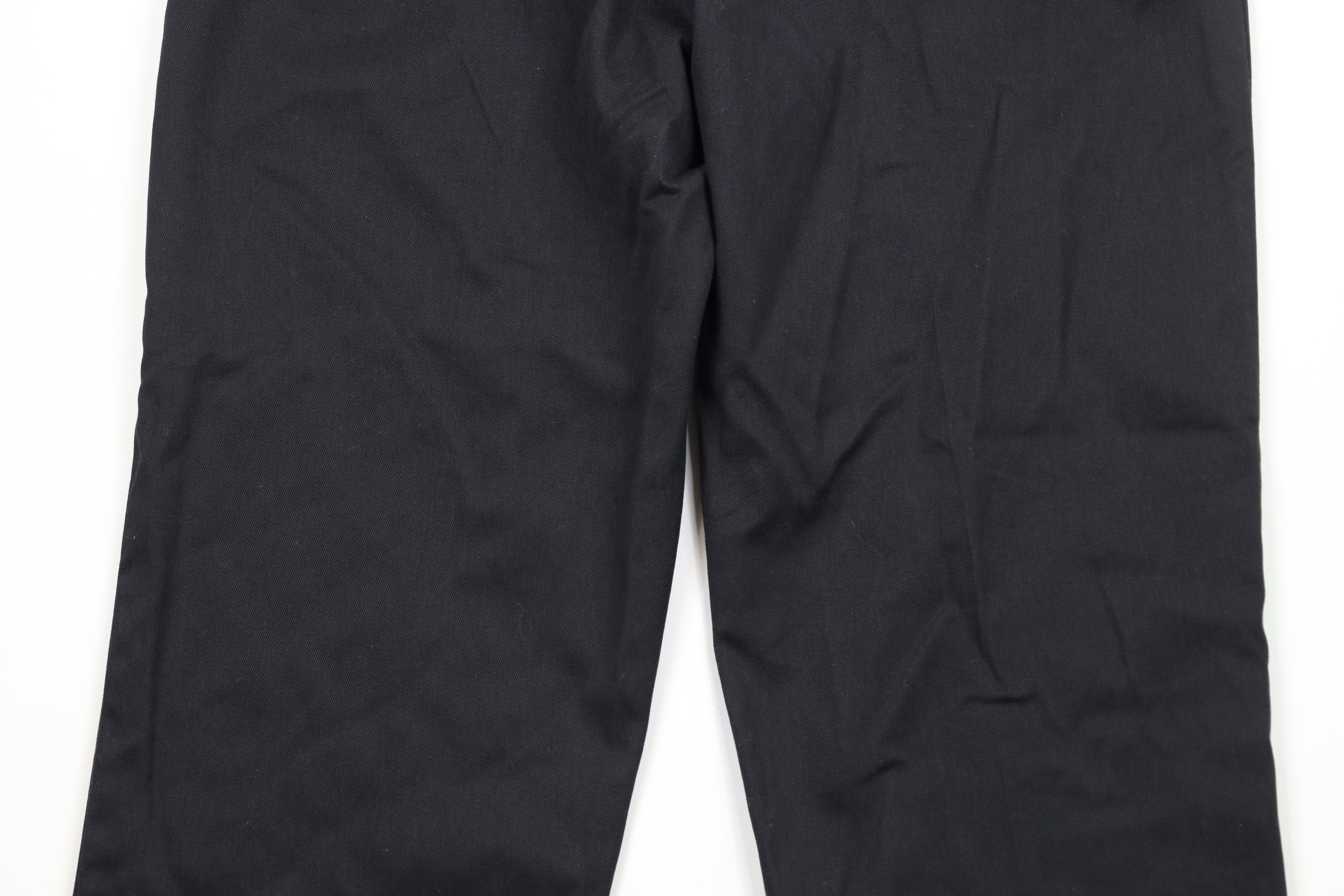 Dickies × Vintage Vintage 90s Dickies Spell Out Wide Leg Work Pants Black Size US 40 / EU 56 - 9 Thumbnail