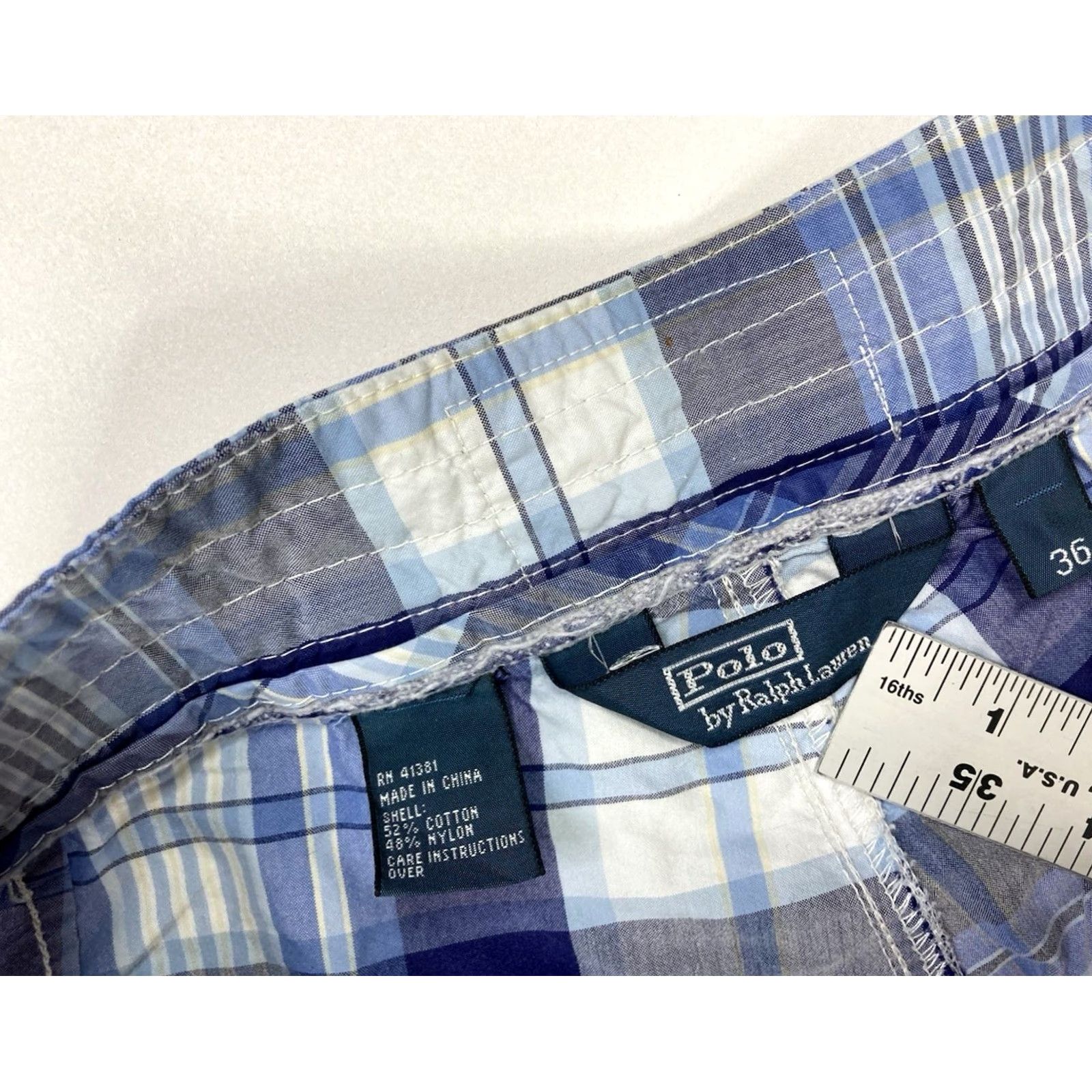 Polo Ralph Lauren Polo Ralph Lauren Board Shorts Men 36 Blue Size US M / EU 48-50 / 2 - 7 Thumbnail