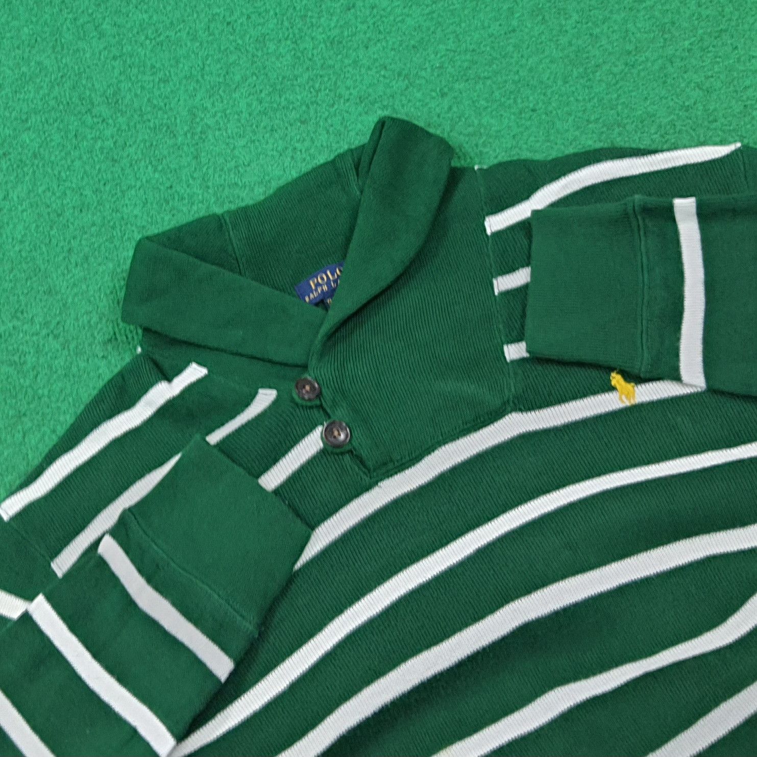 Polo Ralph Lauren Vintage Polo Ralph Lauren Sweater Shawl Collar C287N15 Size US S / EU 44-46 / 1 - 4 Thumbnail