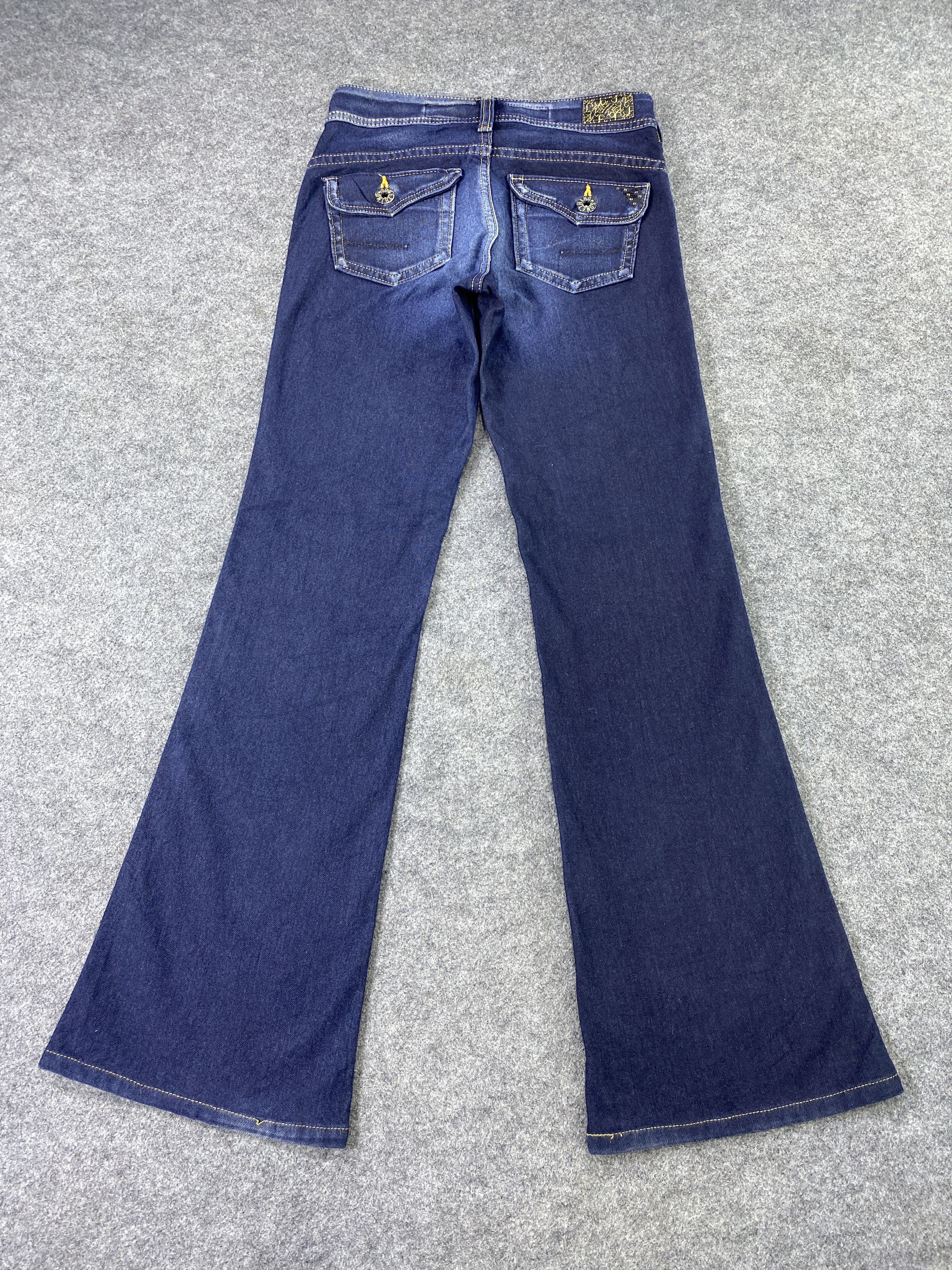 Edwin Something Edwin Blue Wash Bootcut Jeans - J1054 Size 27" / US 4 / IT 40 - 4 Thumbnail