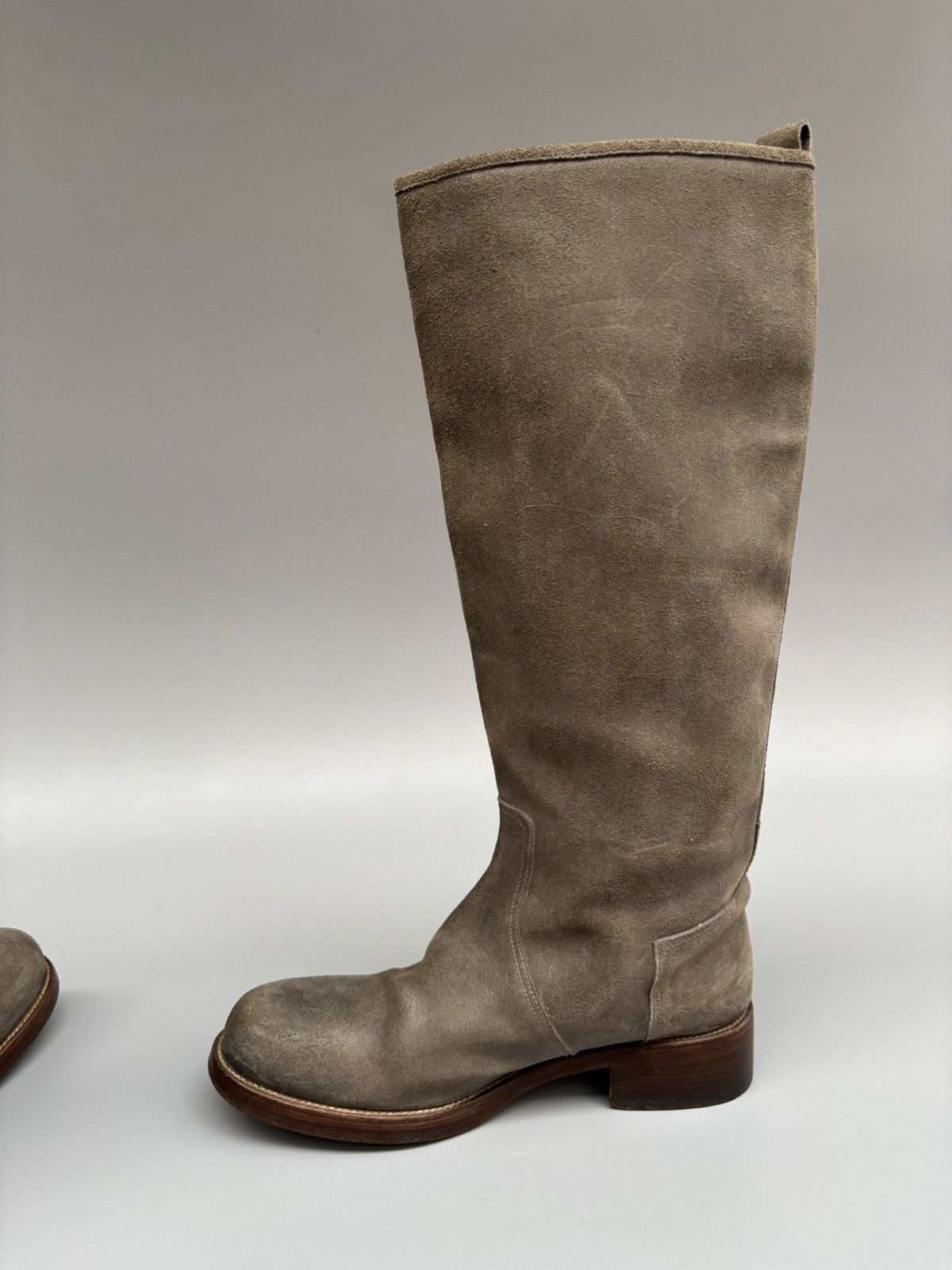 Hermes F/W 2000 Hermes by Margiela Distressed Knee High Boots Size US 8 / IT 38 - 8 Thumbnail