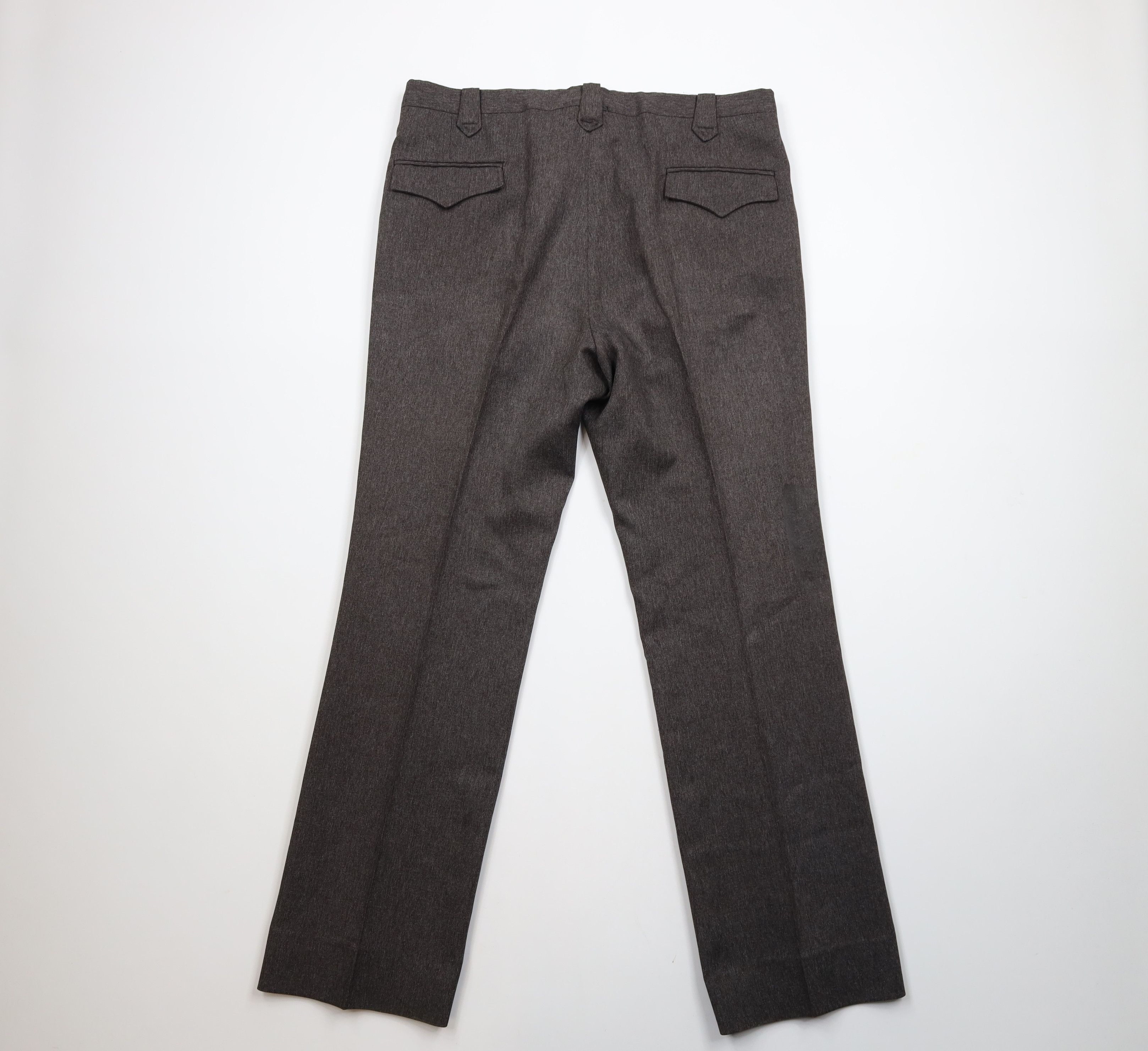 Vintage Vintage 70s Streetwear Rodeo Cowboy Knit Wide Leg Pants USA Size US 36 / EU 52 - 10 Thumbnail