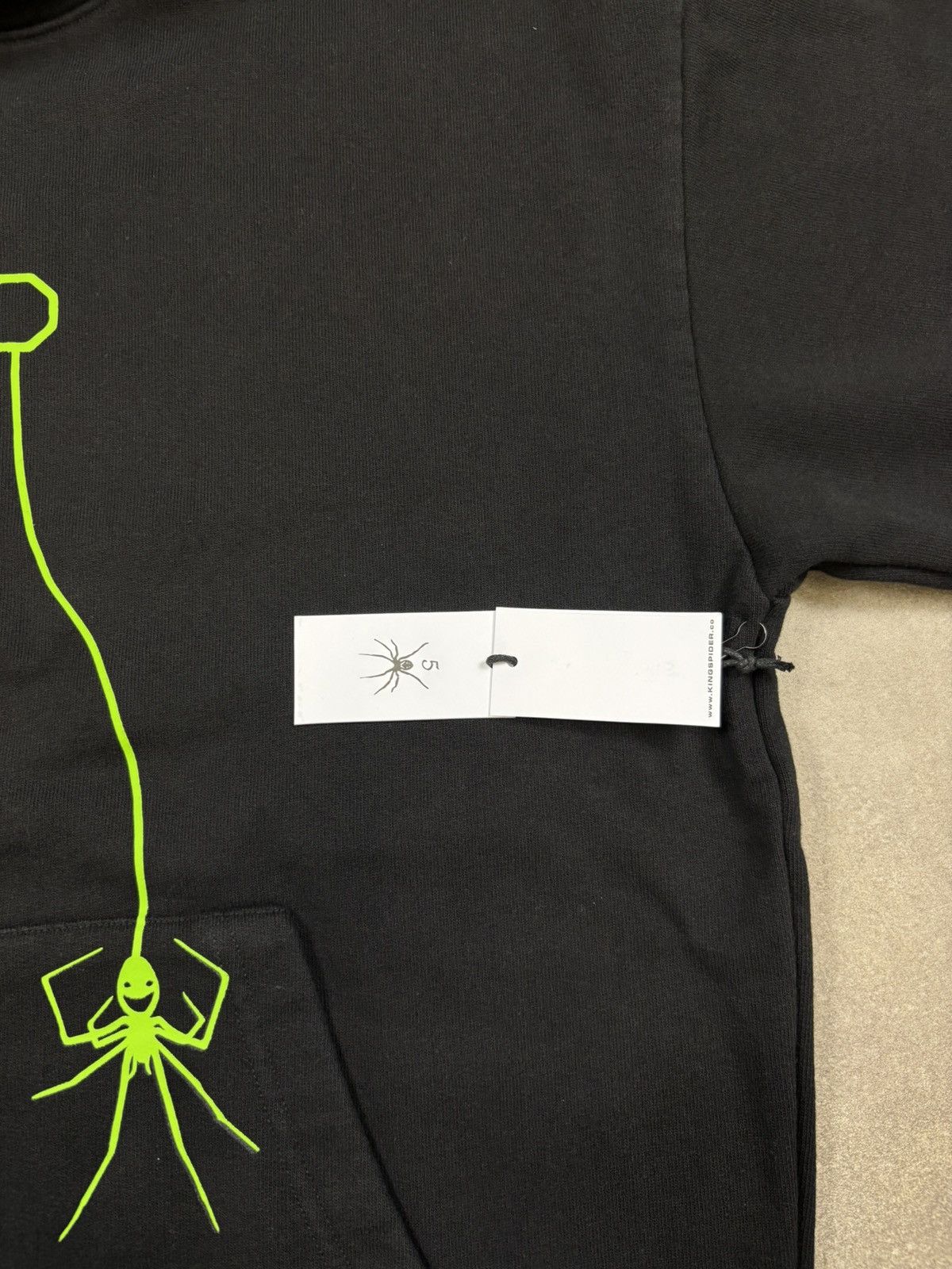 Sp5der Sp5der Wait Hoodie, Black Size US XL / EU 56 / 4 - 5 Thumbnail