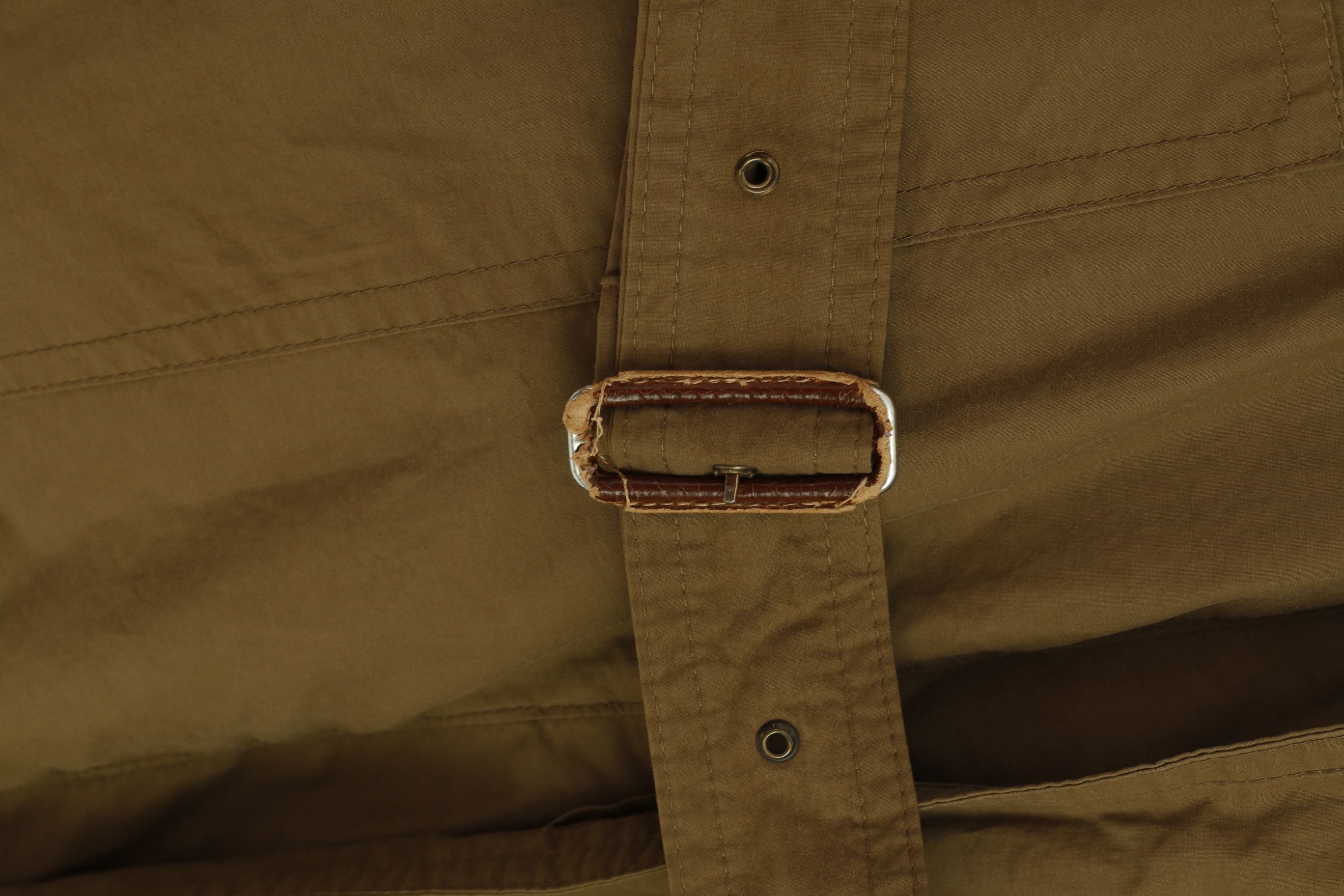 Bugatti Bugatti Men 52 XL Coat Khaki Cotton Full Zipper Vintage 0866 Size US XL / EU 56 / 4 - 5 Thumbnail