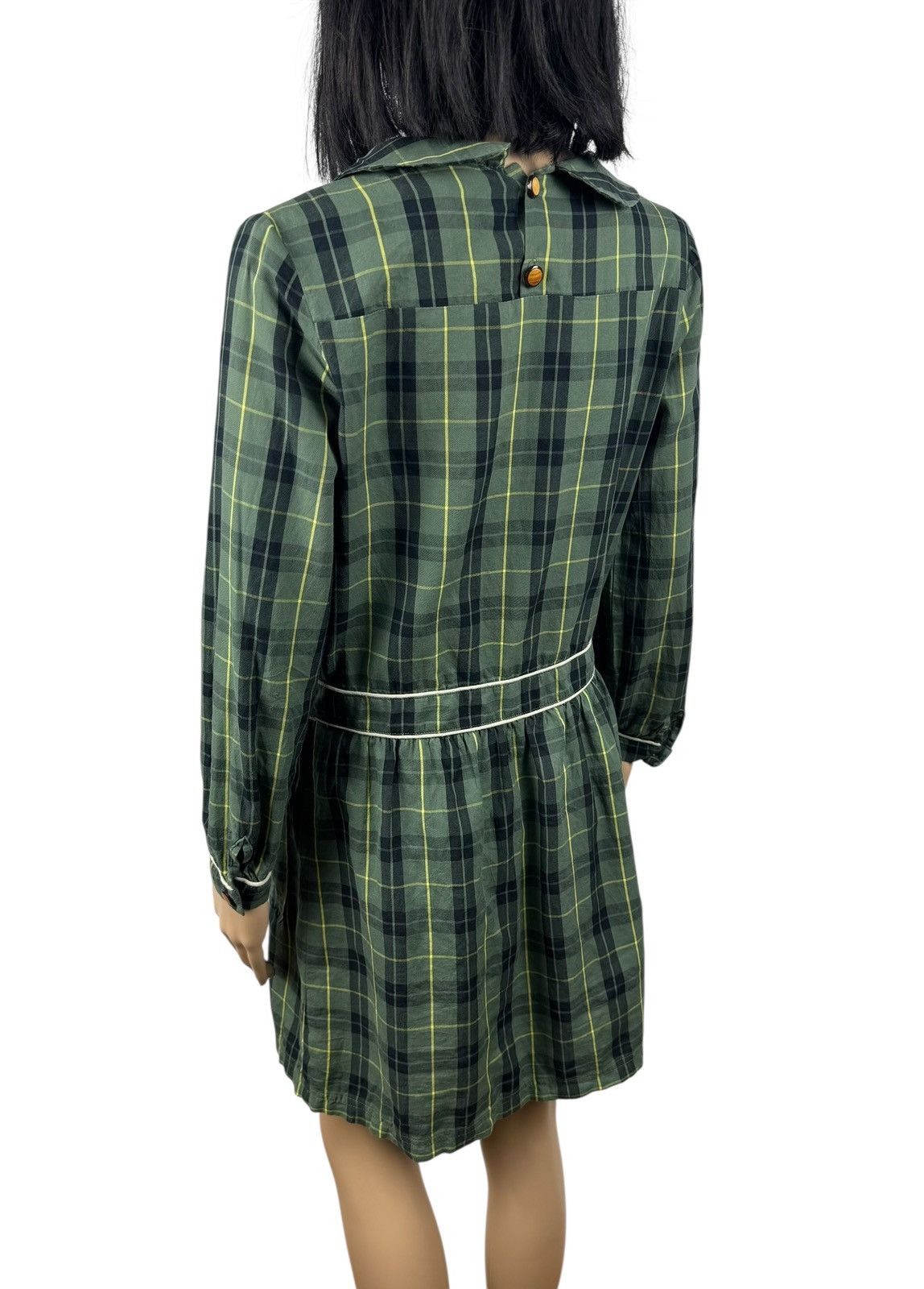A.P.C. A.PC. Rue Madame Paris Plaid Shirt Dress size M Cotton Size M / US 6-8 / IT 42-44 - 7 Thumbnail